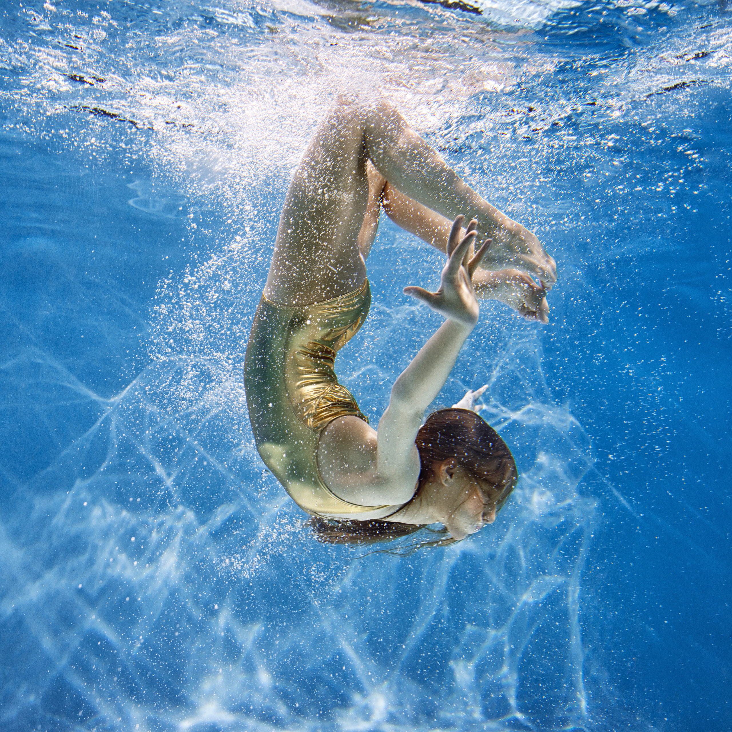 Подводная съемка. Николь — художественная гимнастика