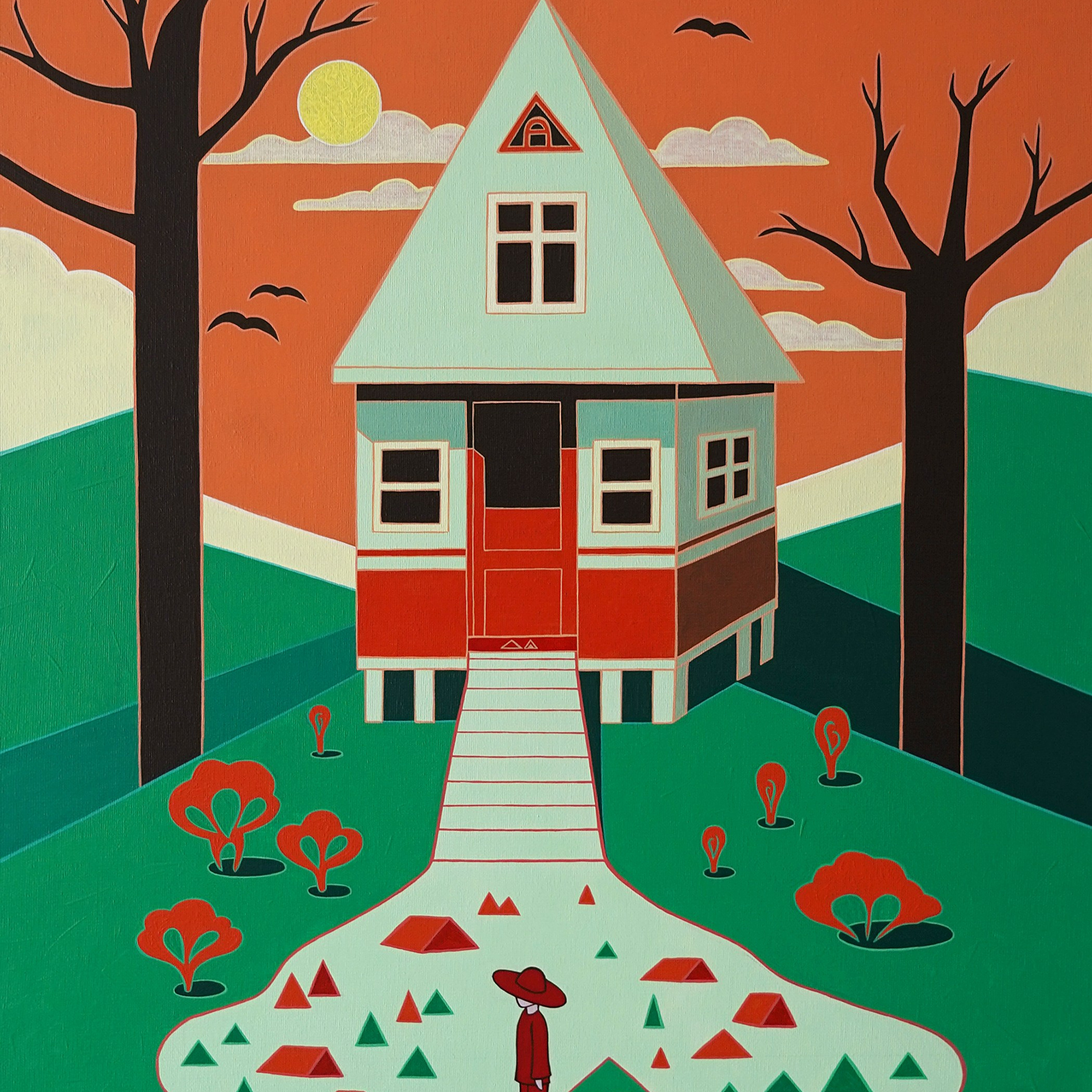 Серия авторских картин «Дом»