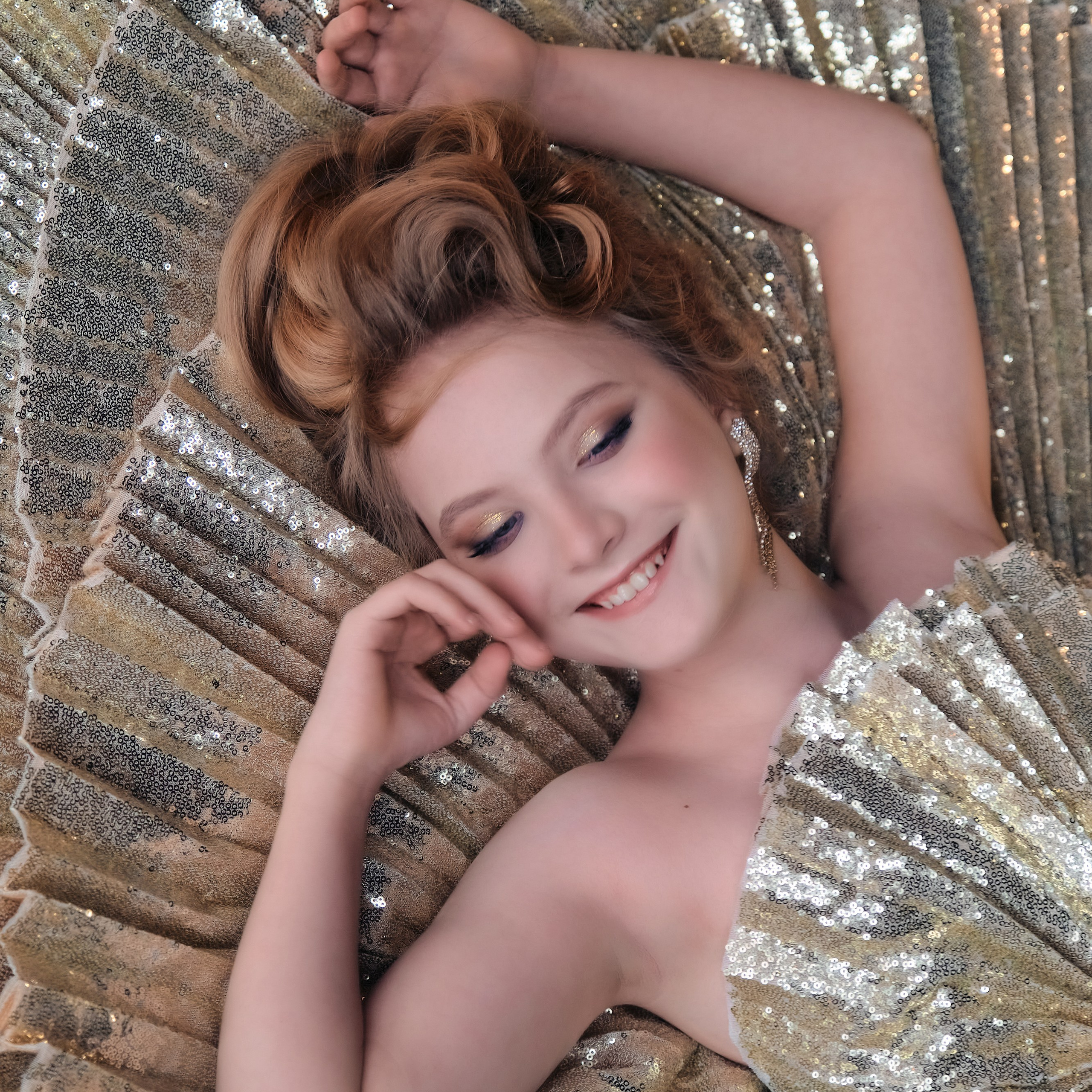 Фотосессия в шикарном платье