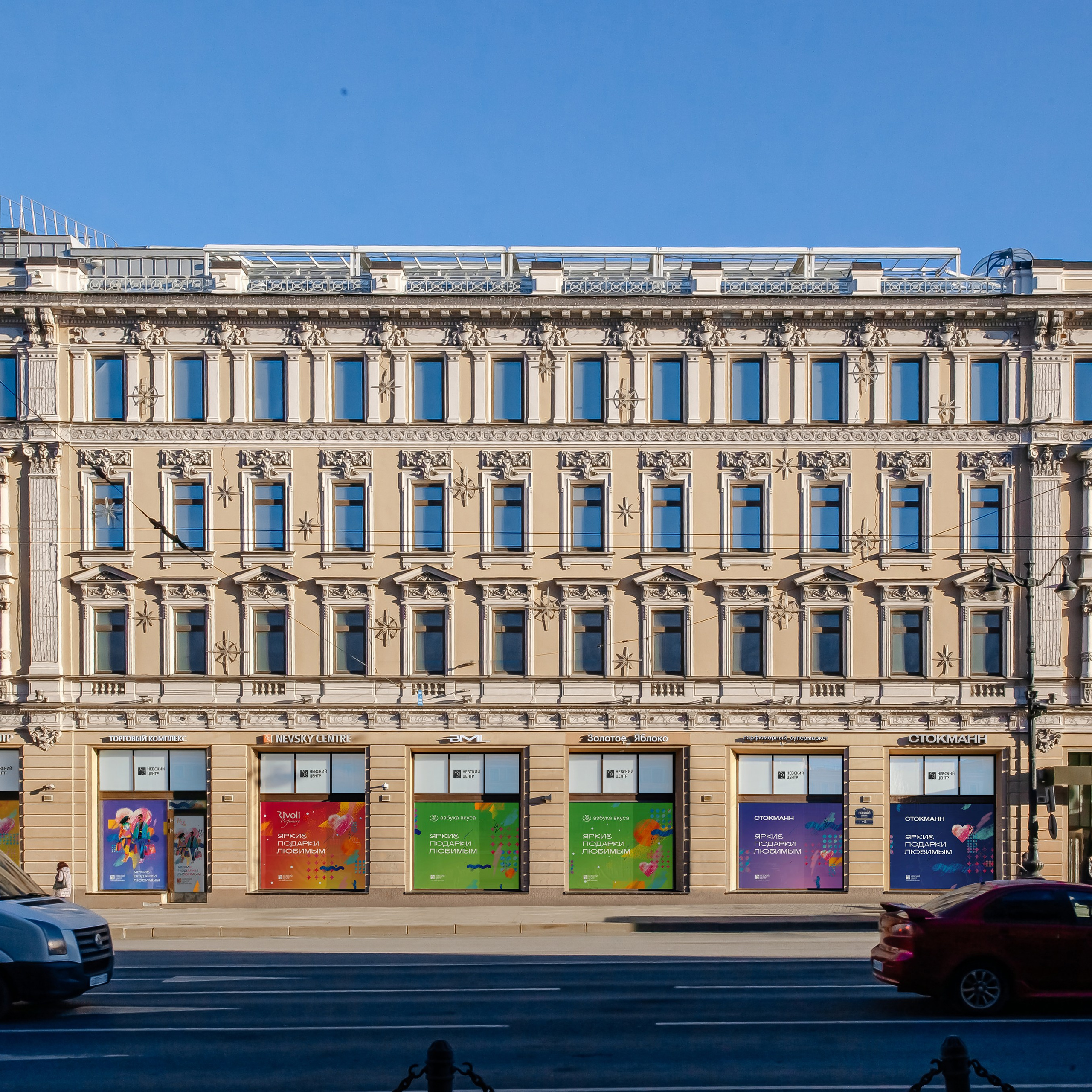 Съёмка витрин, фасада