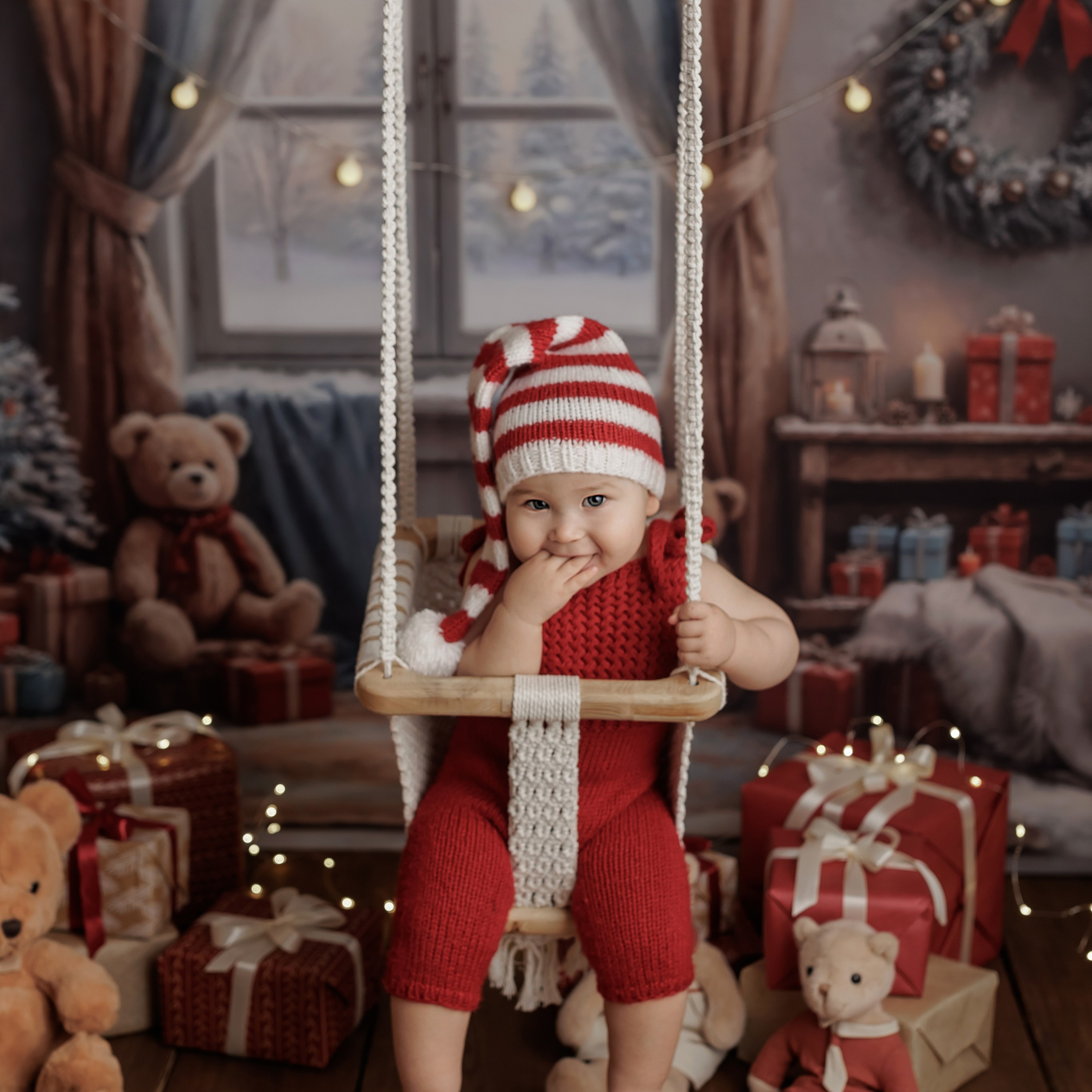 Новый год — 2026. Фотограф новорожденных и малышей в Уфе Шелагина Ольга