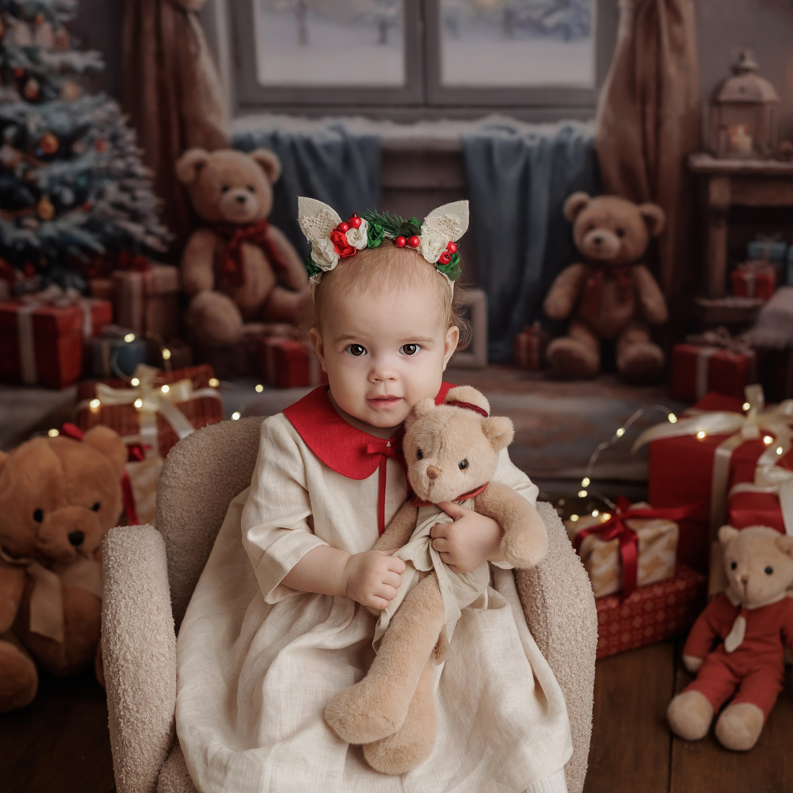Новый год — 2026. Фотограф новорожденных и малышей в Уфе Шелагина Ольга