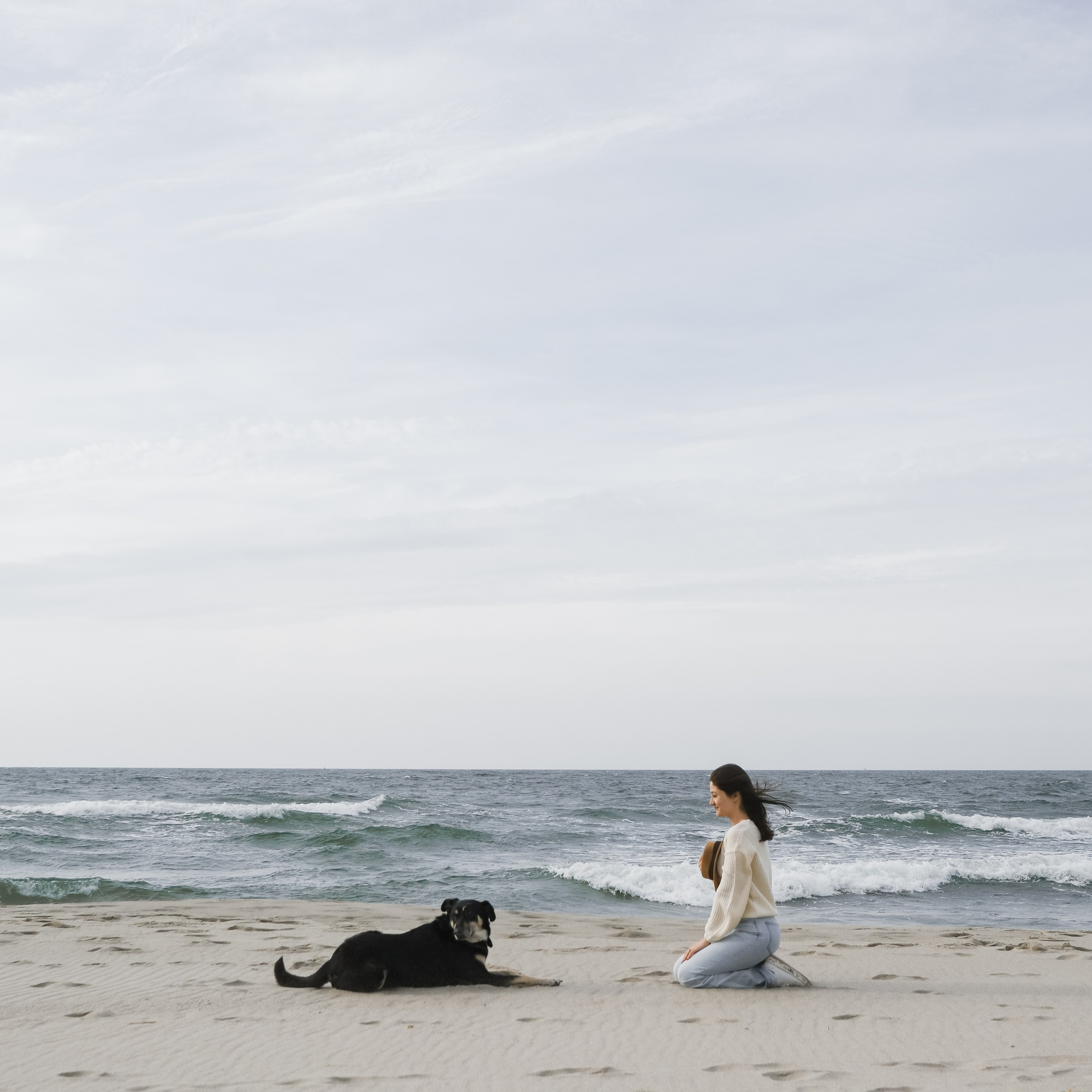 мечта о Балтийской косе…и собаке. Съемка для Ани