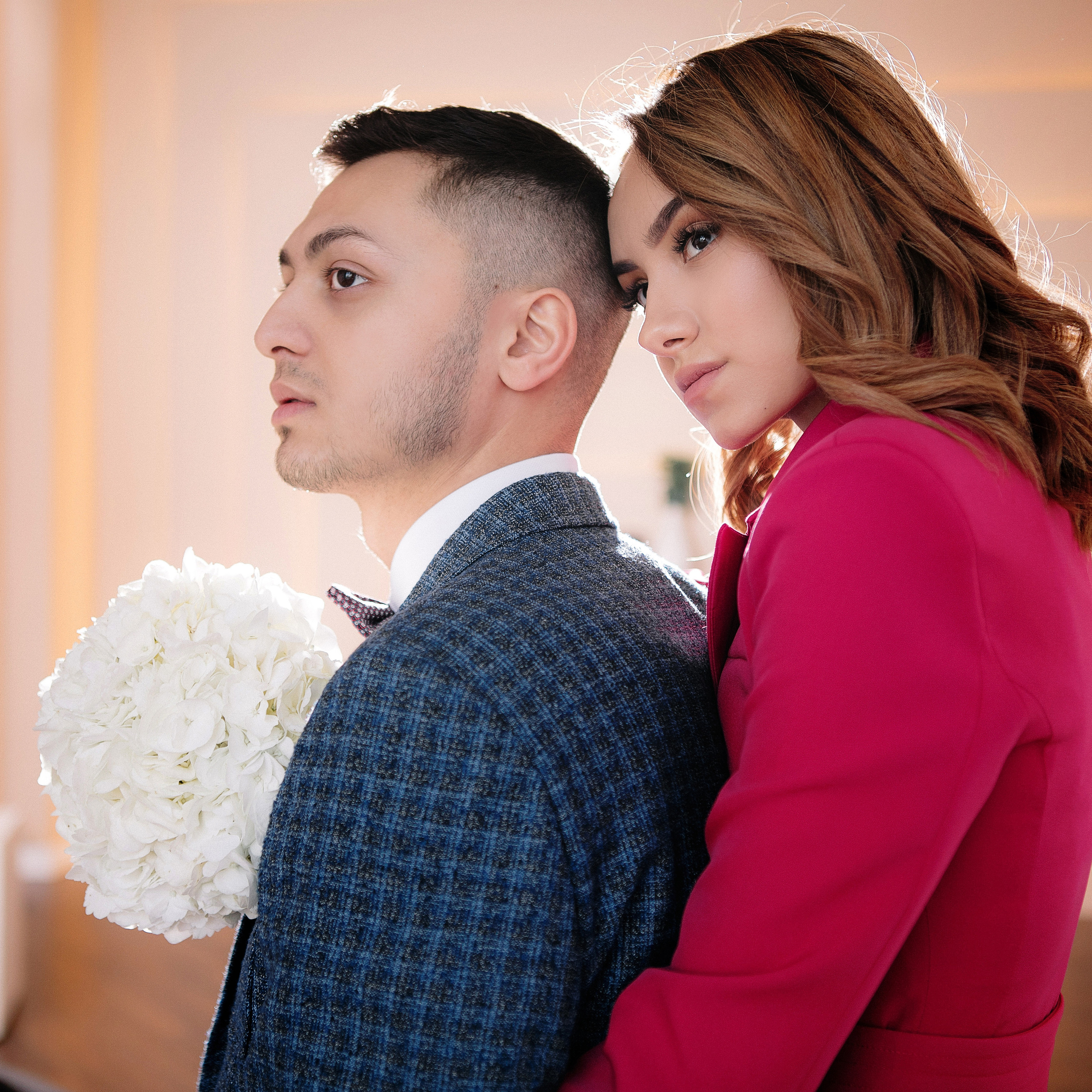 Мадина и Эрмиль. Кутузовский ЗАГС и фотосессия в фотостудии