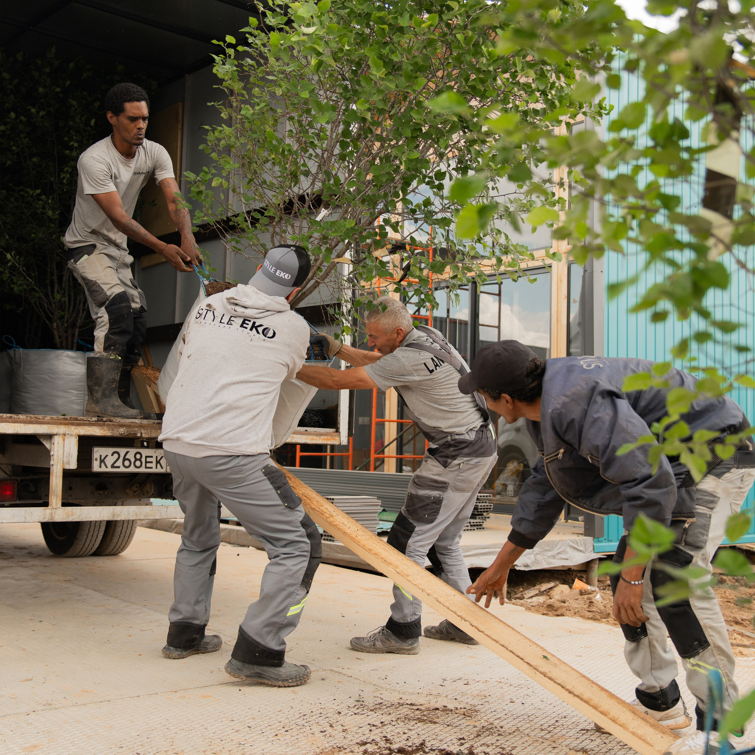 Этап ландшафтных работ
