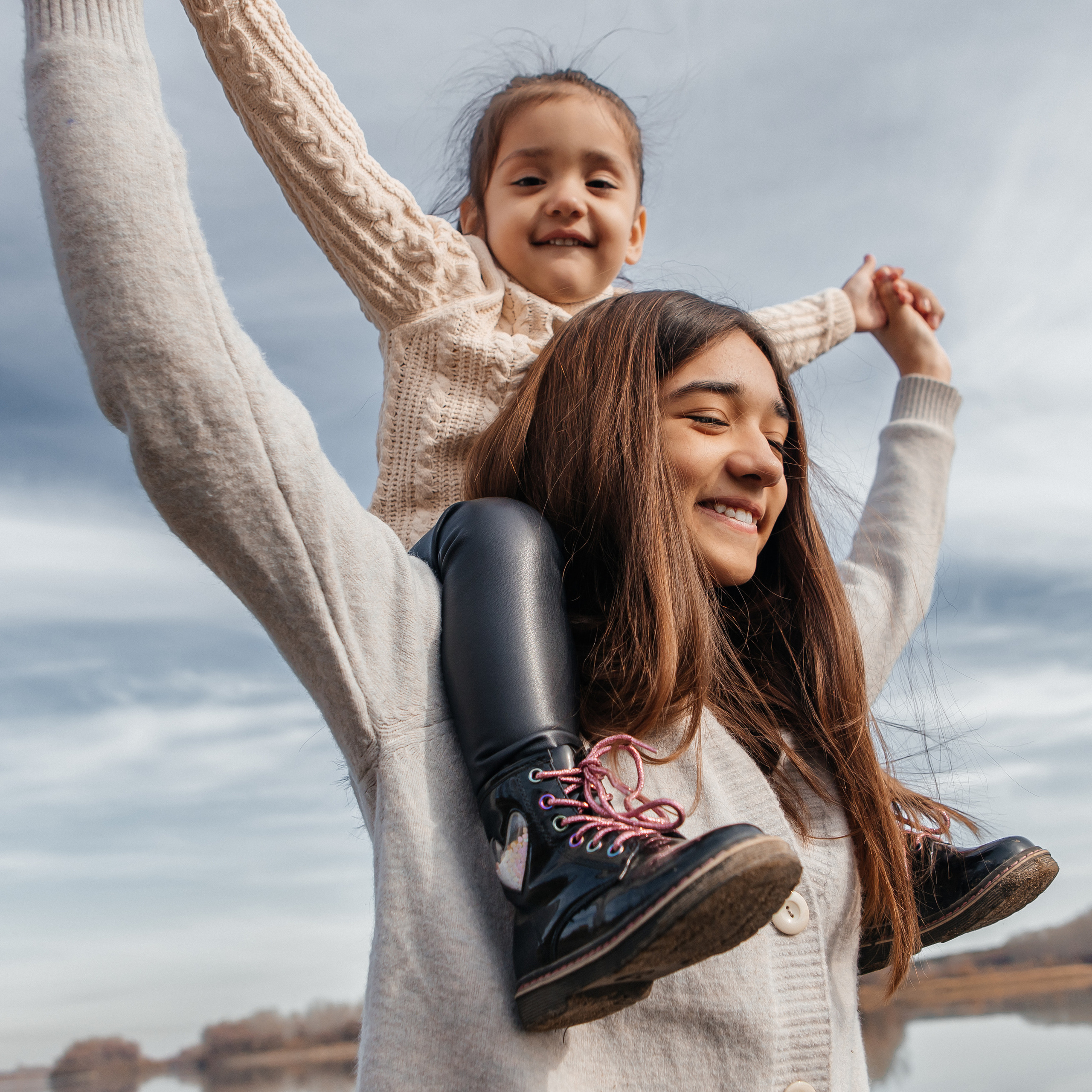 Осенняя прогулка с семьей