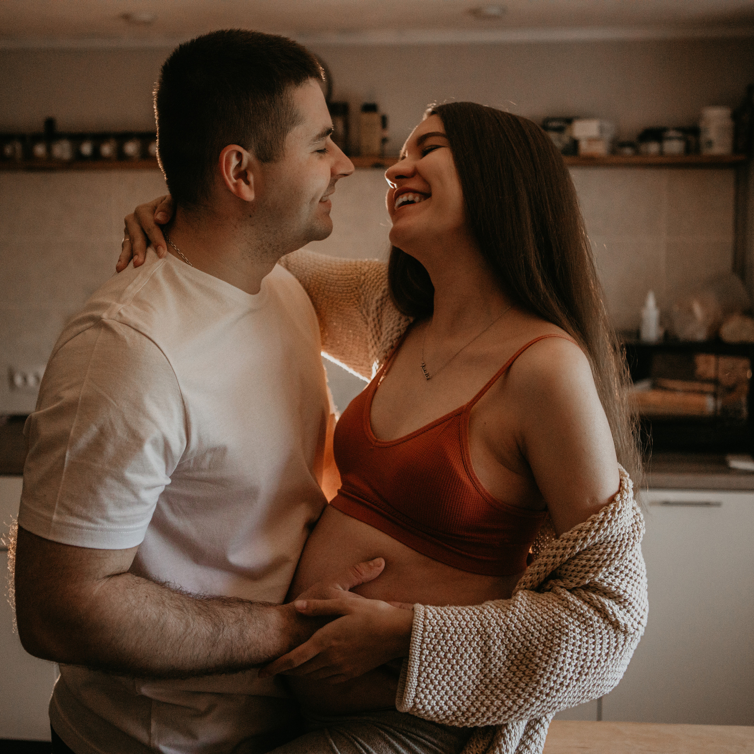 Съемка беременности на дому