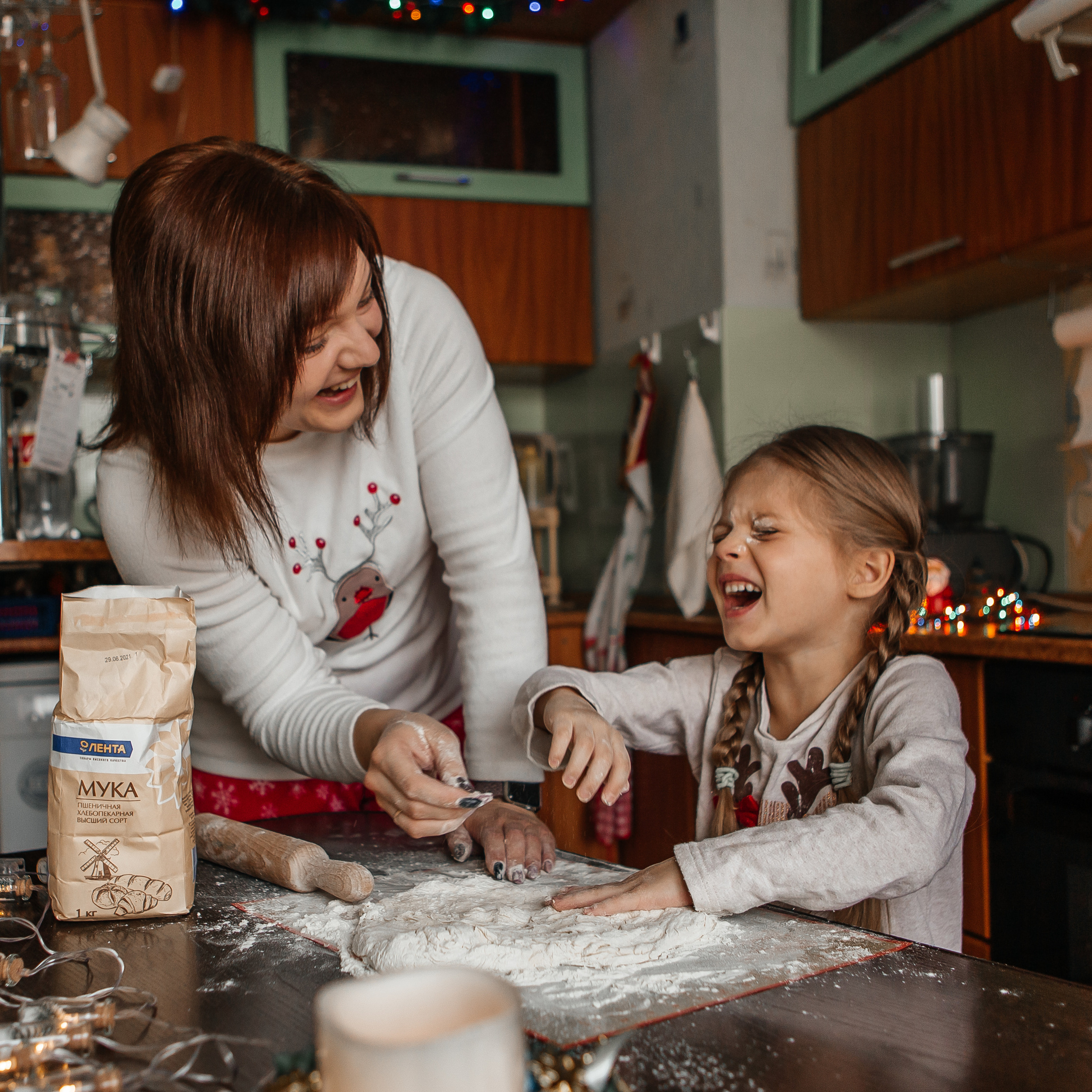 Новогодняя фотосессия на дому