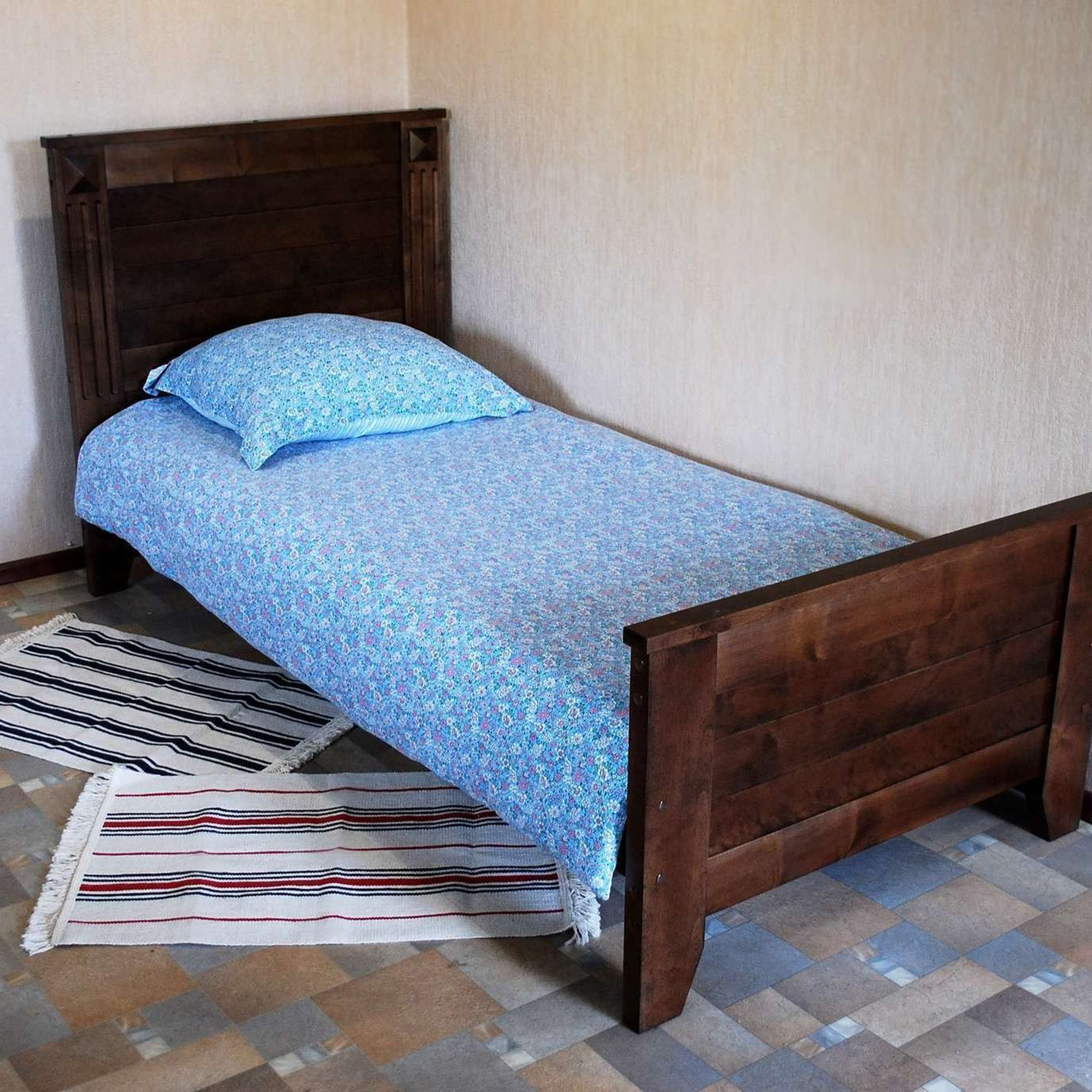 Кровать KP-03. Стильная домашняя мебель