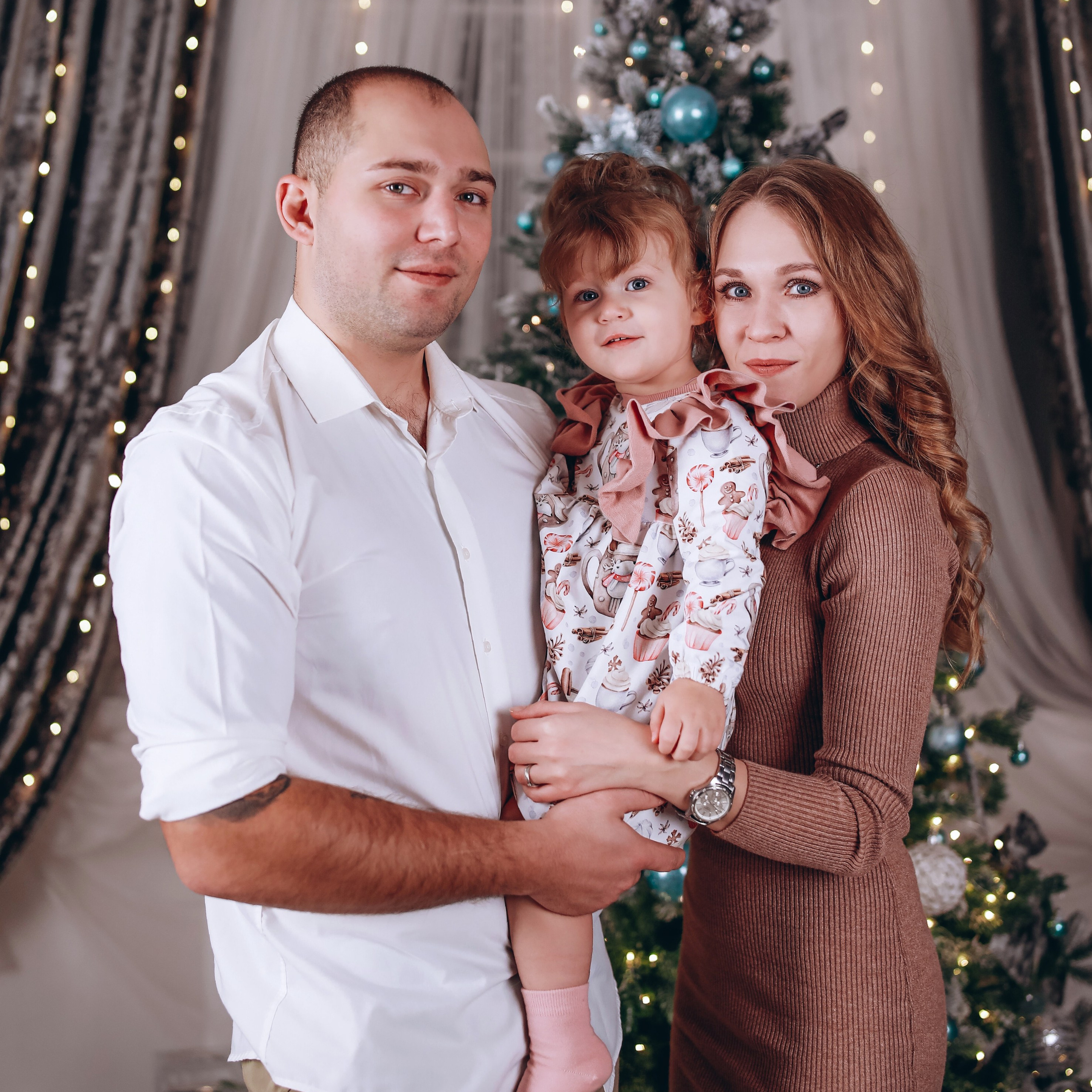 Новогодняя история семьи Дроздовых. Фотограф в Мурманске Диана Борисова