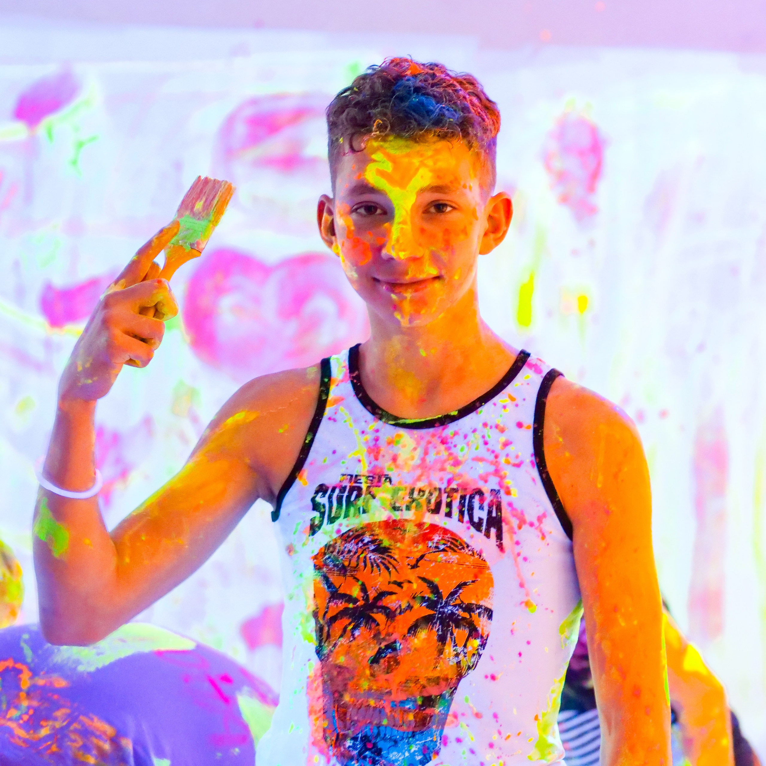 День Рождения в неоне в «Кидс Поинт». Фотограф в Мурманске Диана Борисова