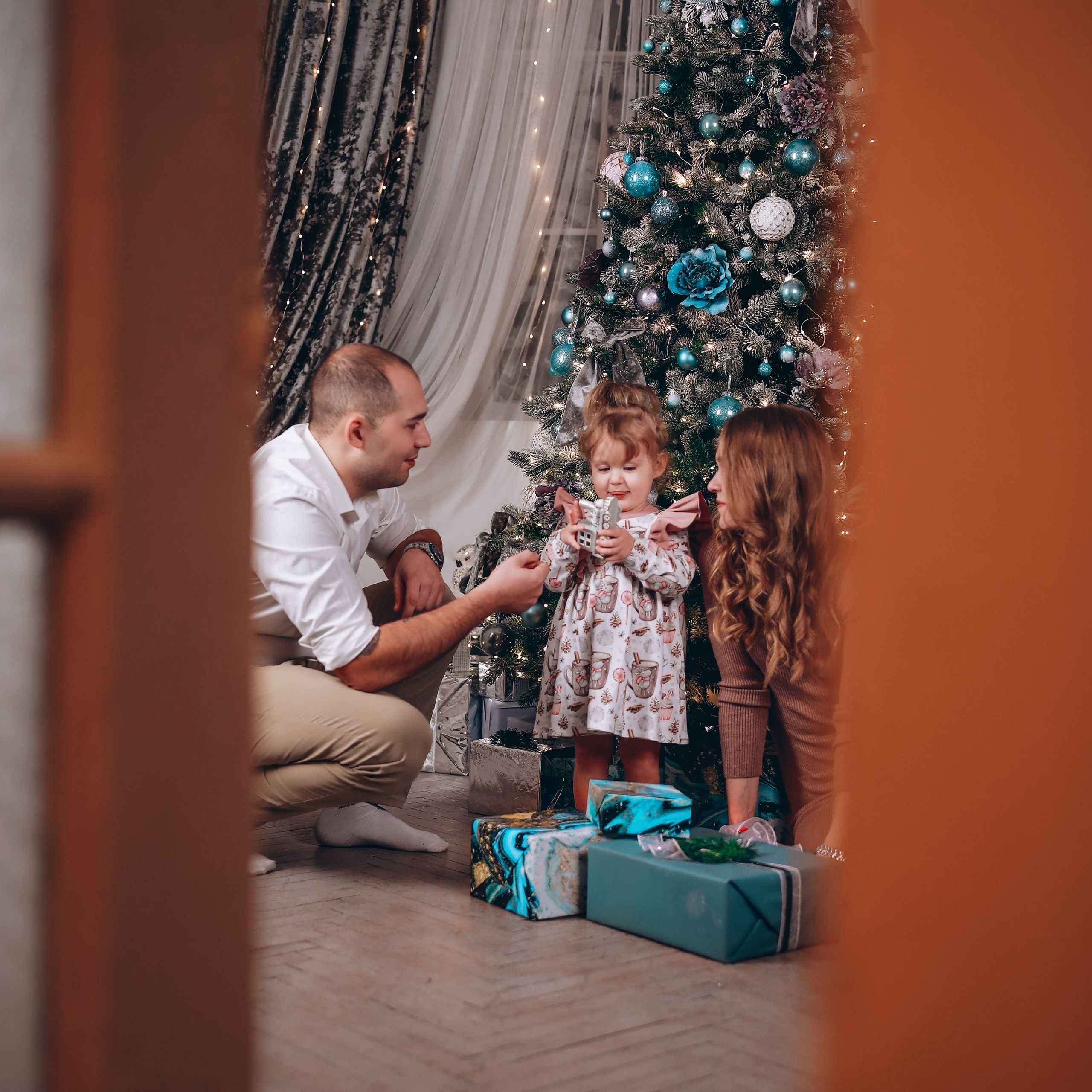 Новогодняя история семьи Дроздовых. Фотограф в Мурманске Диана Борисова