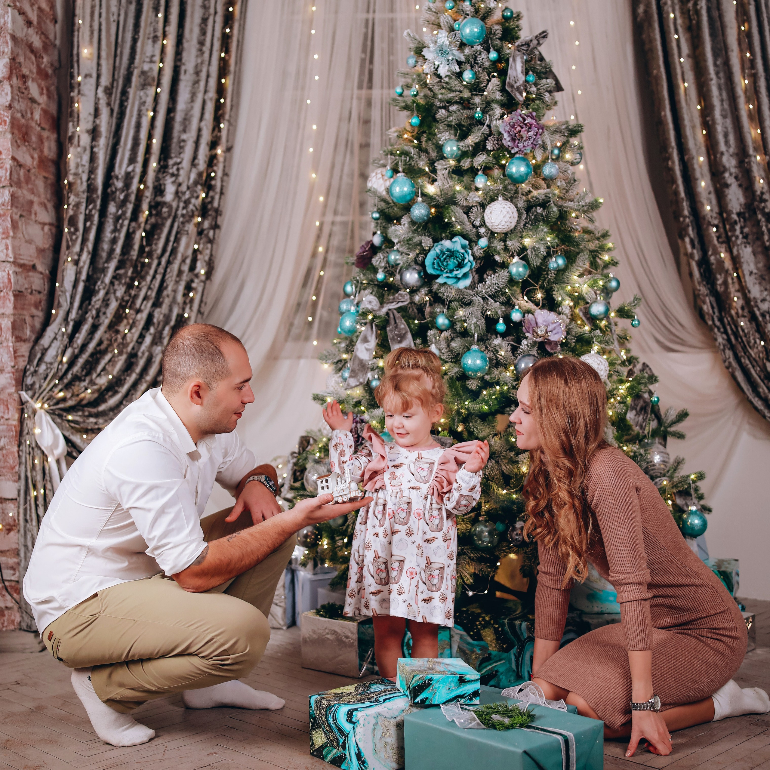 Новогодняя история семьи Дроздовых. Фотограф в Мурманске Диана Борисова