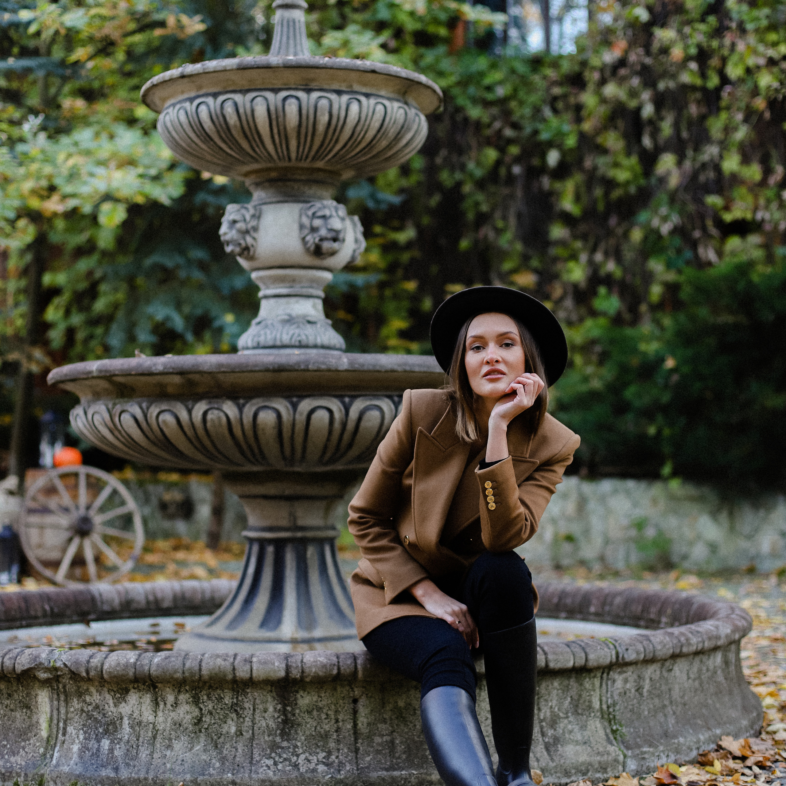 на конюшне