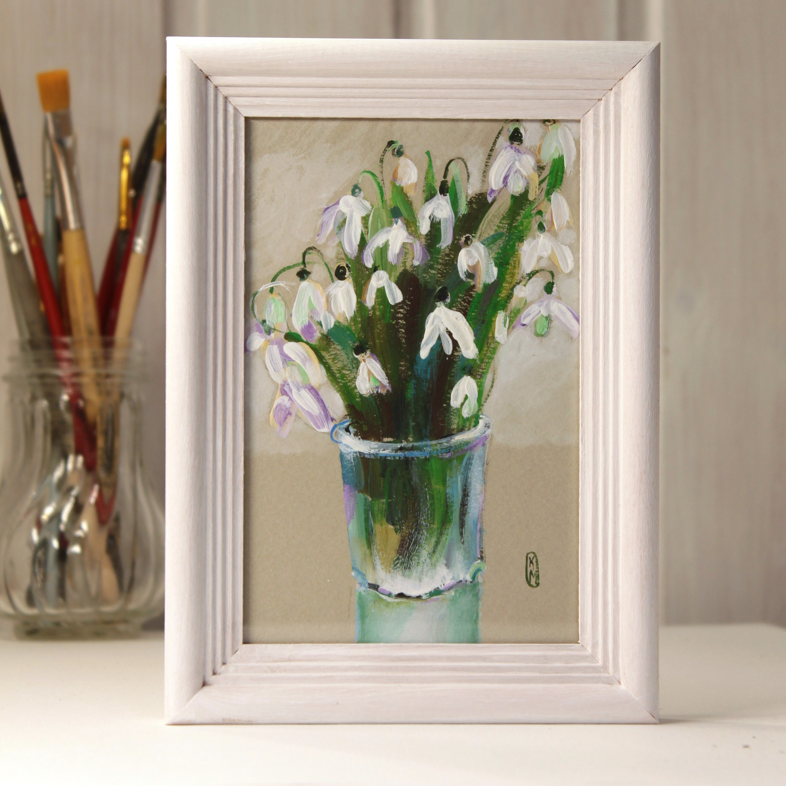 Картина «Подснежники». Художник Екатерина Морозова в Санкт-Петербурге