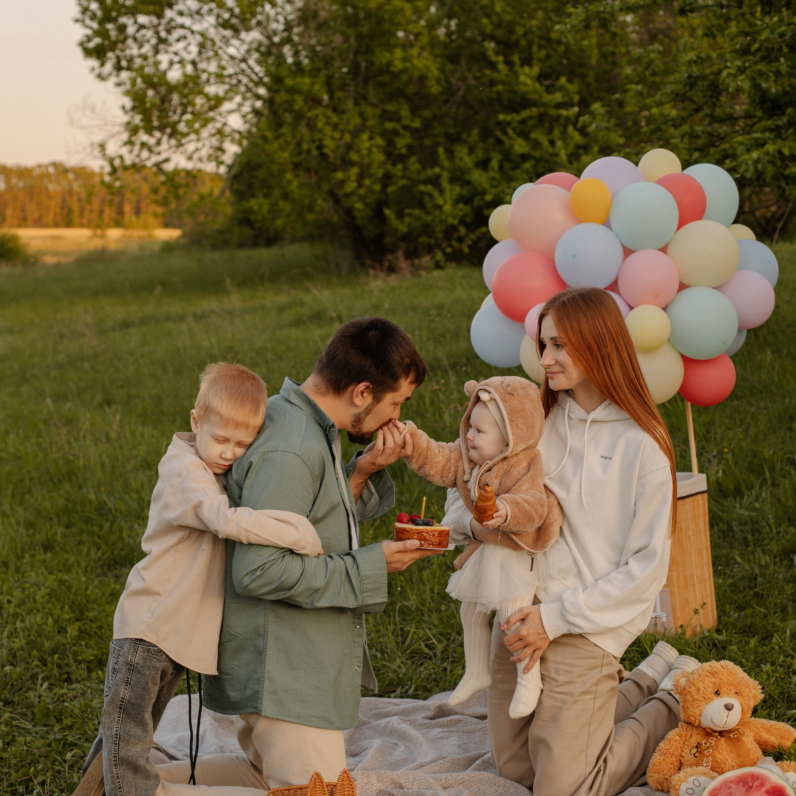 Семейная съемка в селе Прости