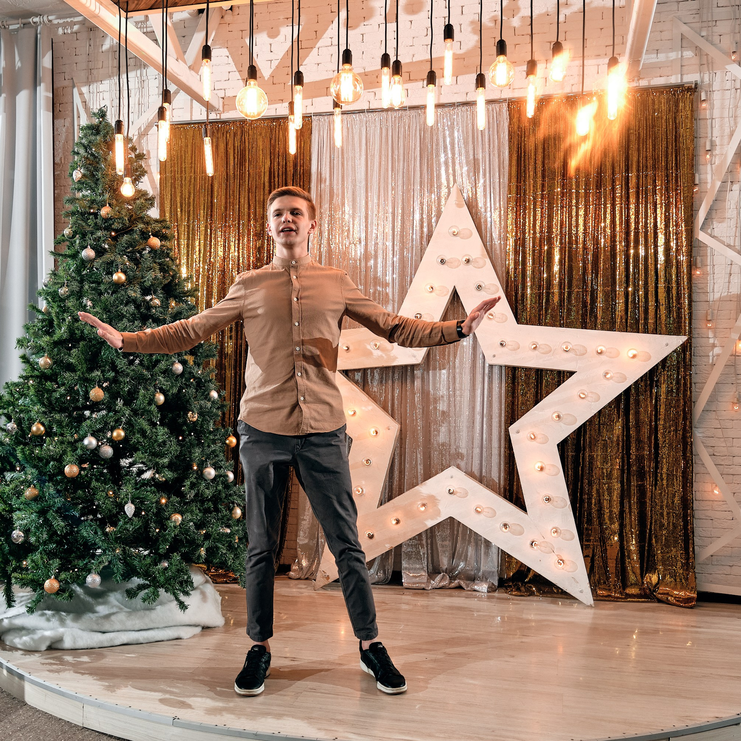 Новогодний корпоратив управляющей компании Италиан Пицца