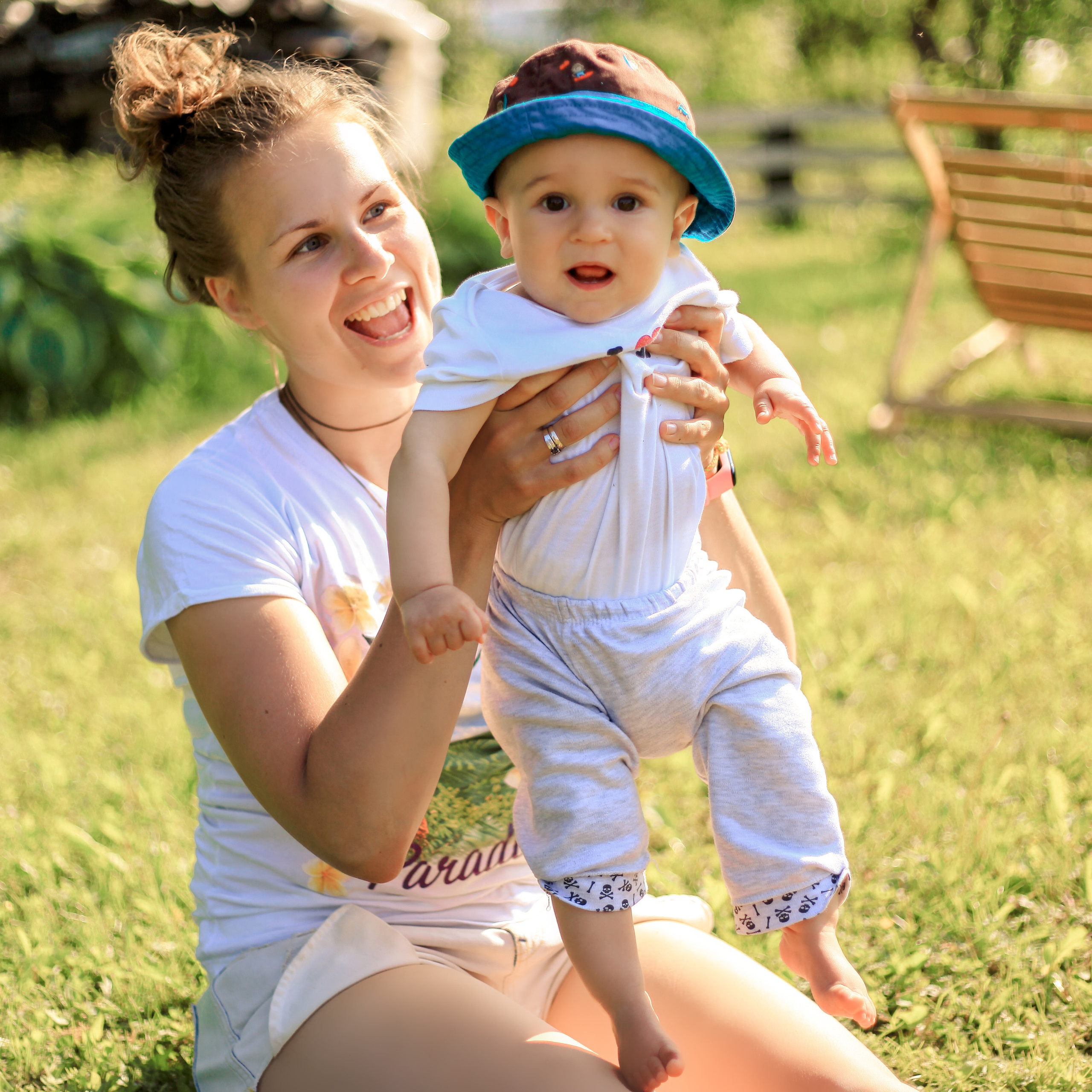 Летнее для Лены и маленького Бори