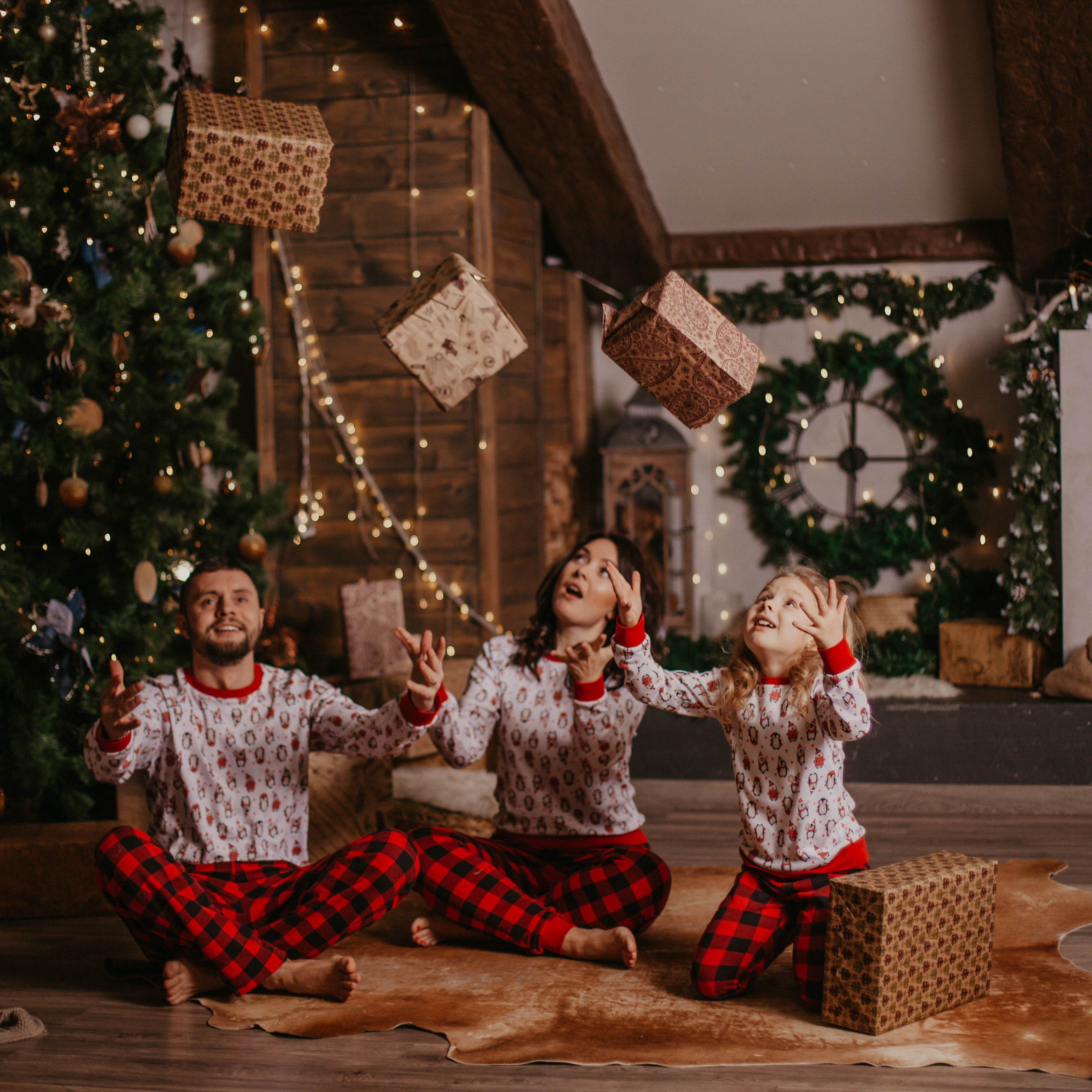 Новогодняя съёмка для семейства