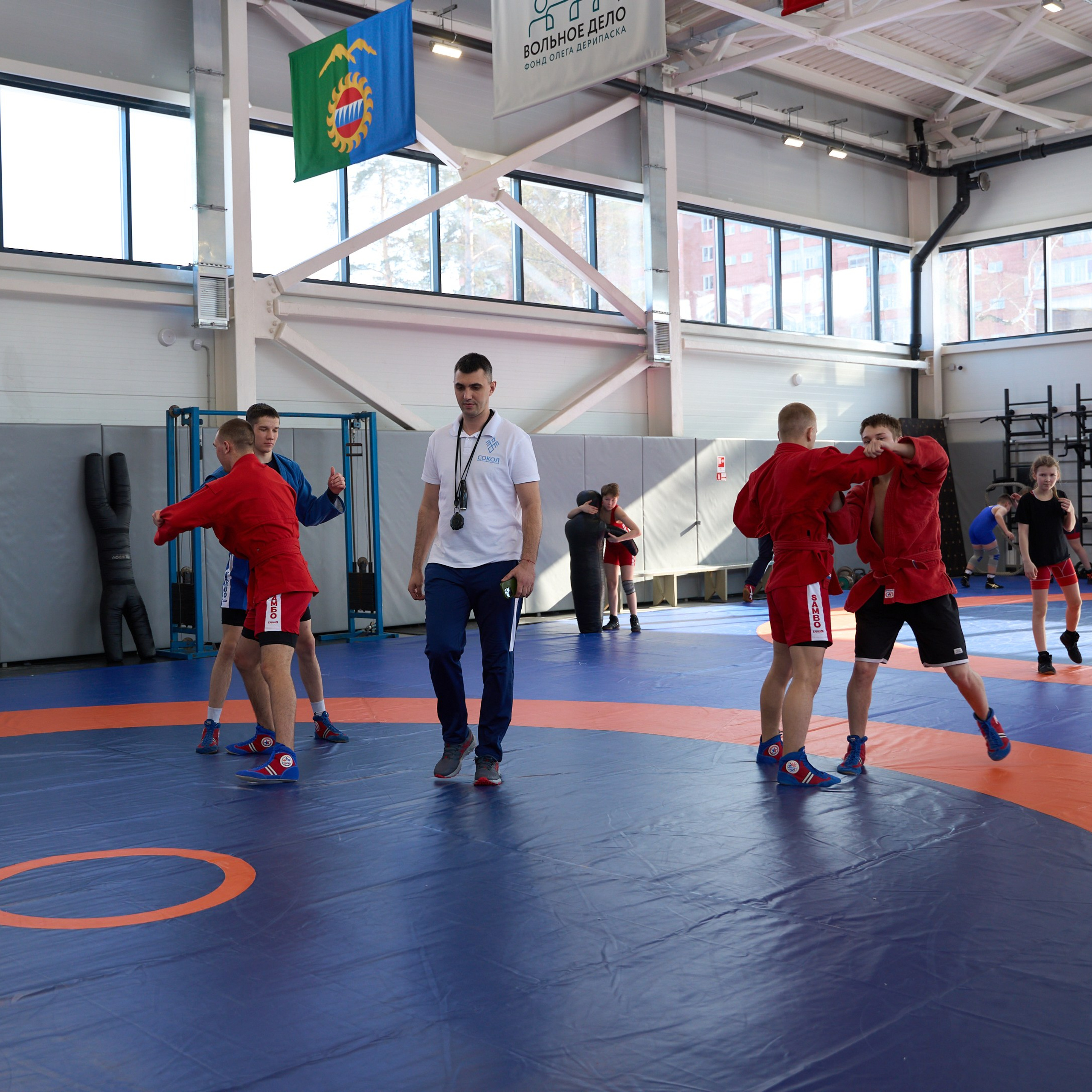 Открытие центров спортивных единоборств «Сокол» Красноярск/Дивногорск. Александр Сазонов Красноярск