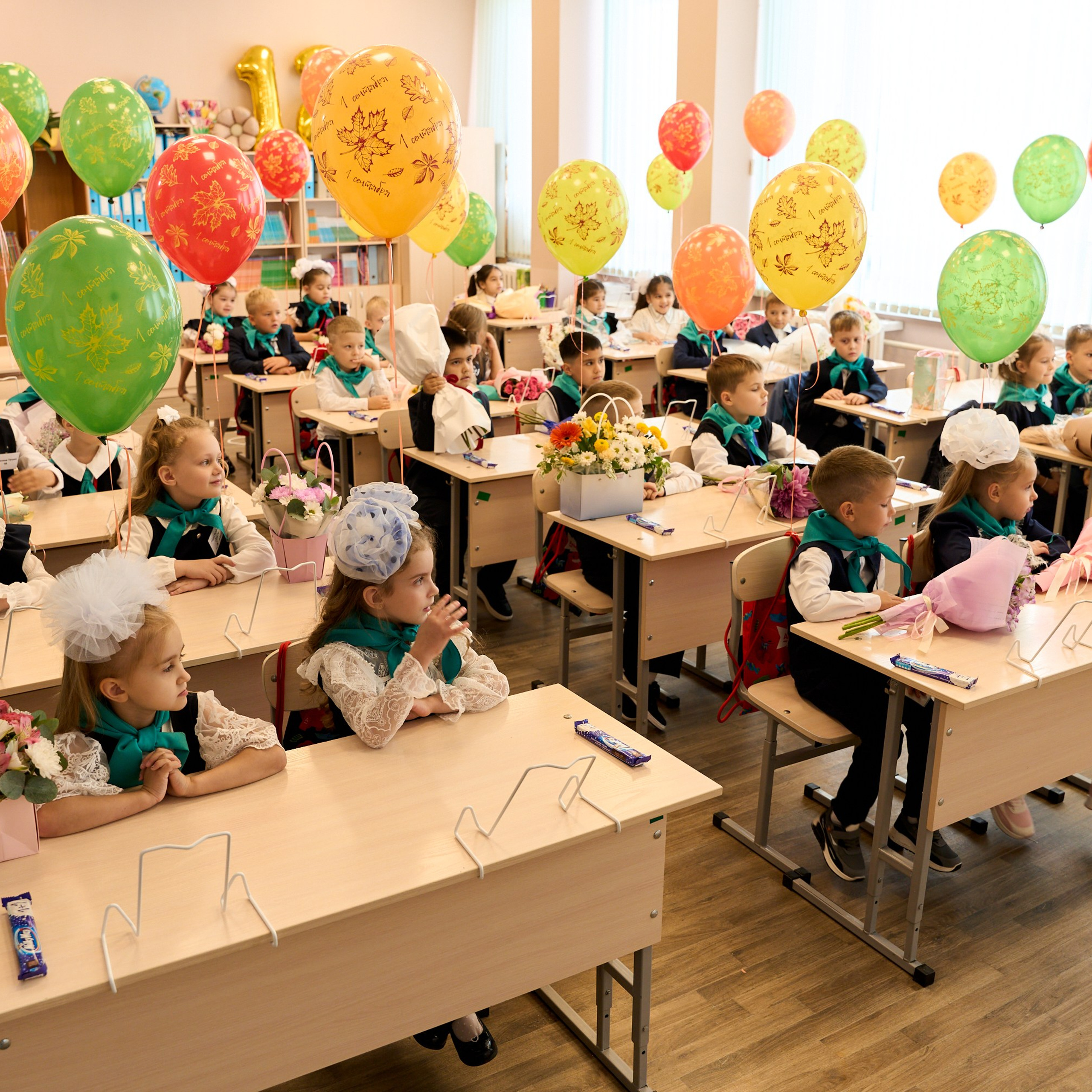 Линейка 1 сентября. Александр Сазонов Красноярск