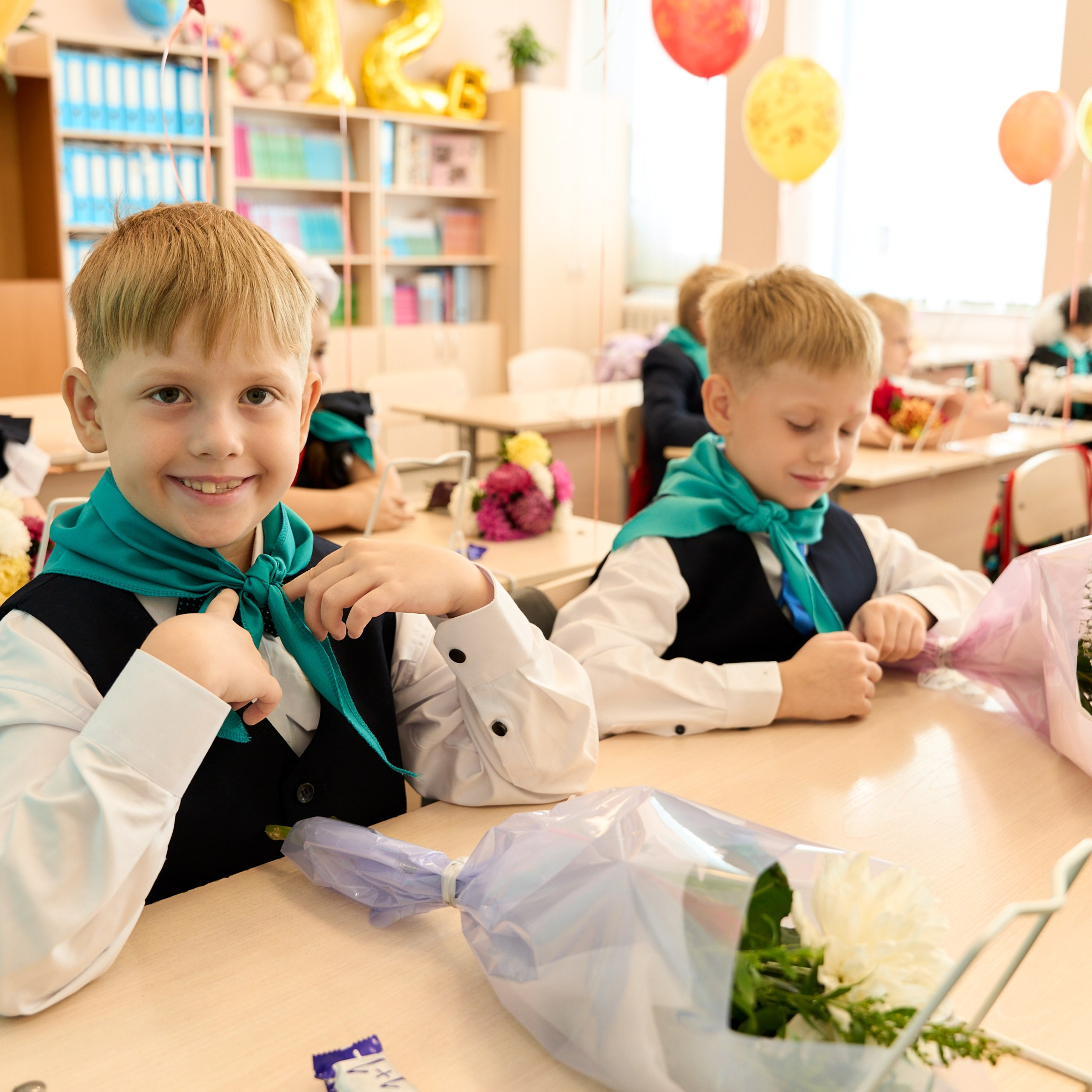 Линейка 1 сентября. Александр Сазонов Красноярск