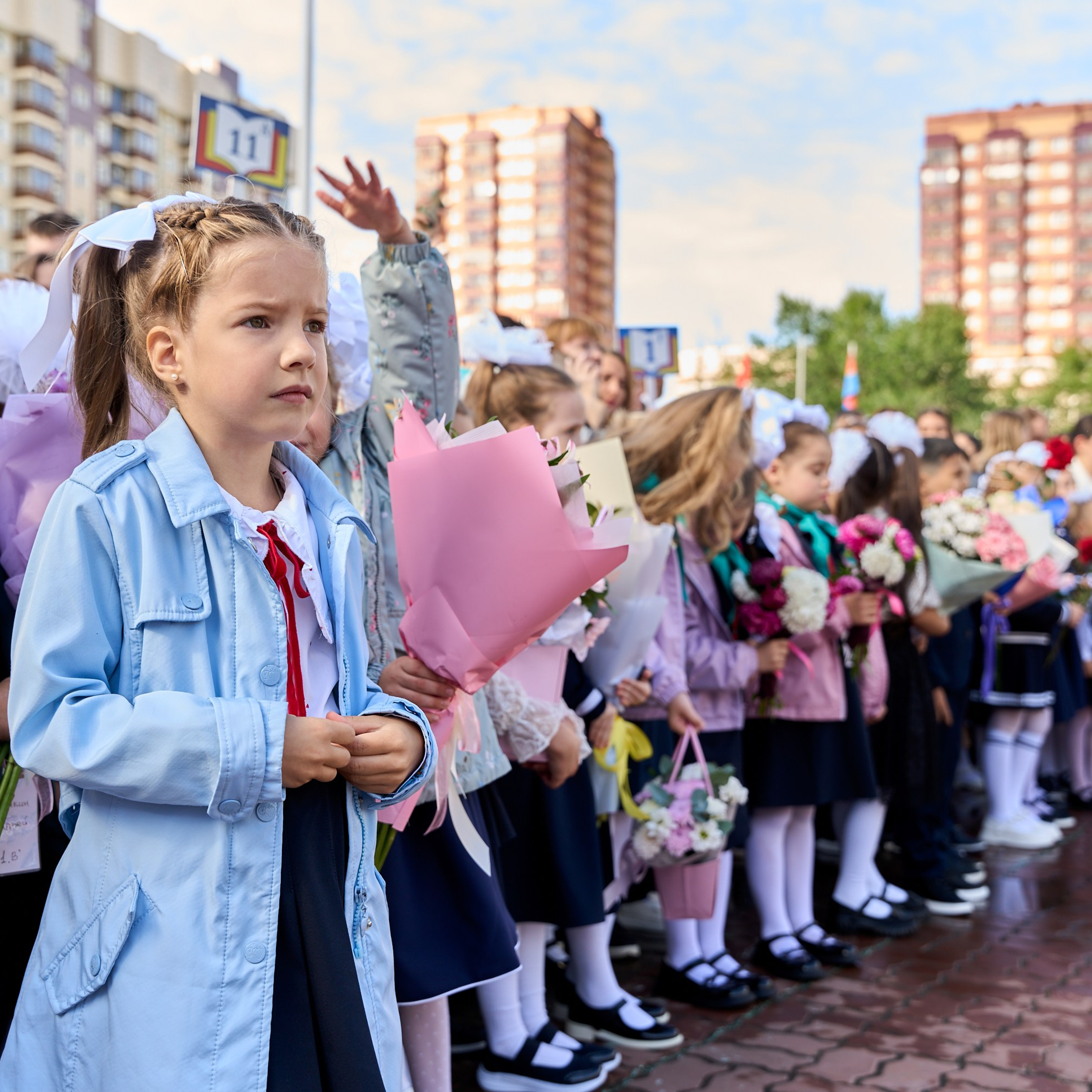 Линейка 1 сентября. Александр Сазонов Красноярск