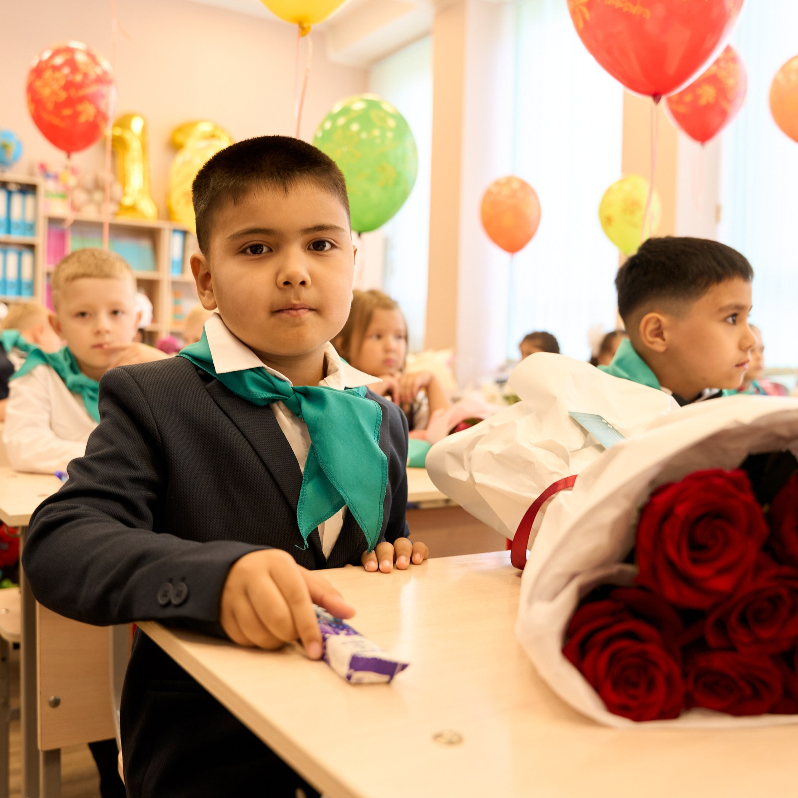 Линейка 1 сентября. Александр Сазонов Красноярск