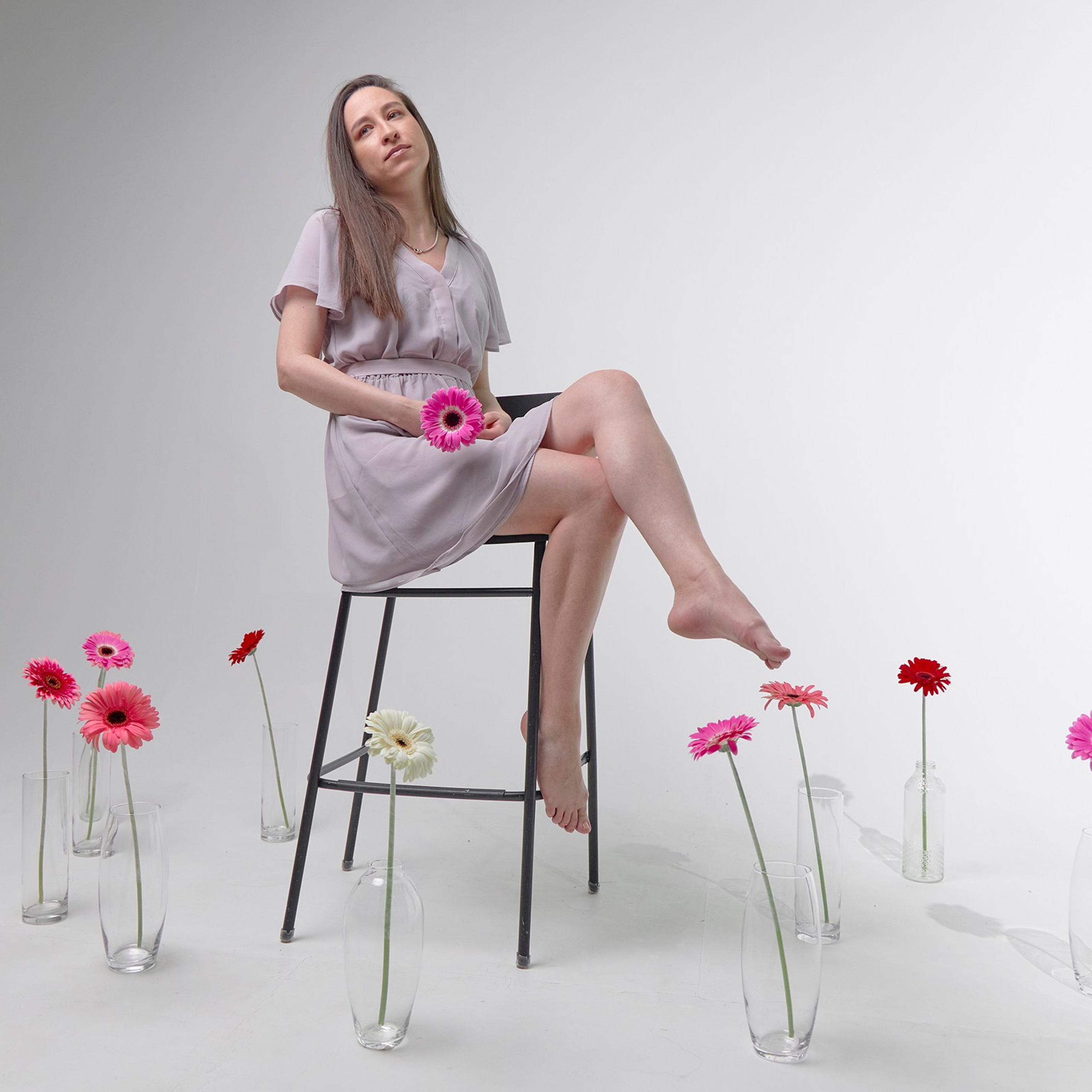 Индивидуальная с цветами