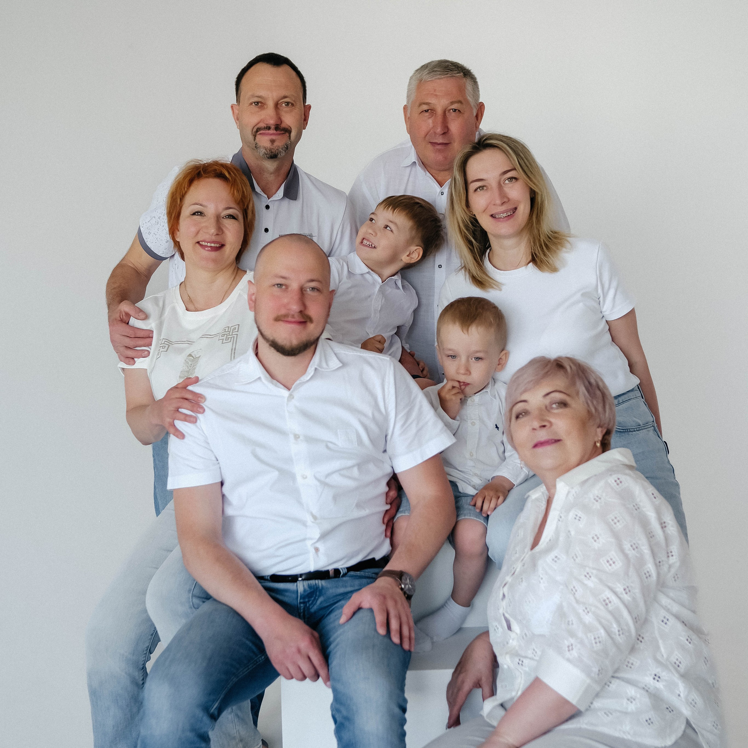 большая семейная на циклораме