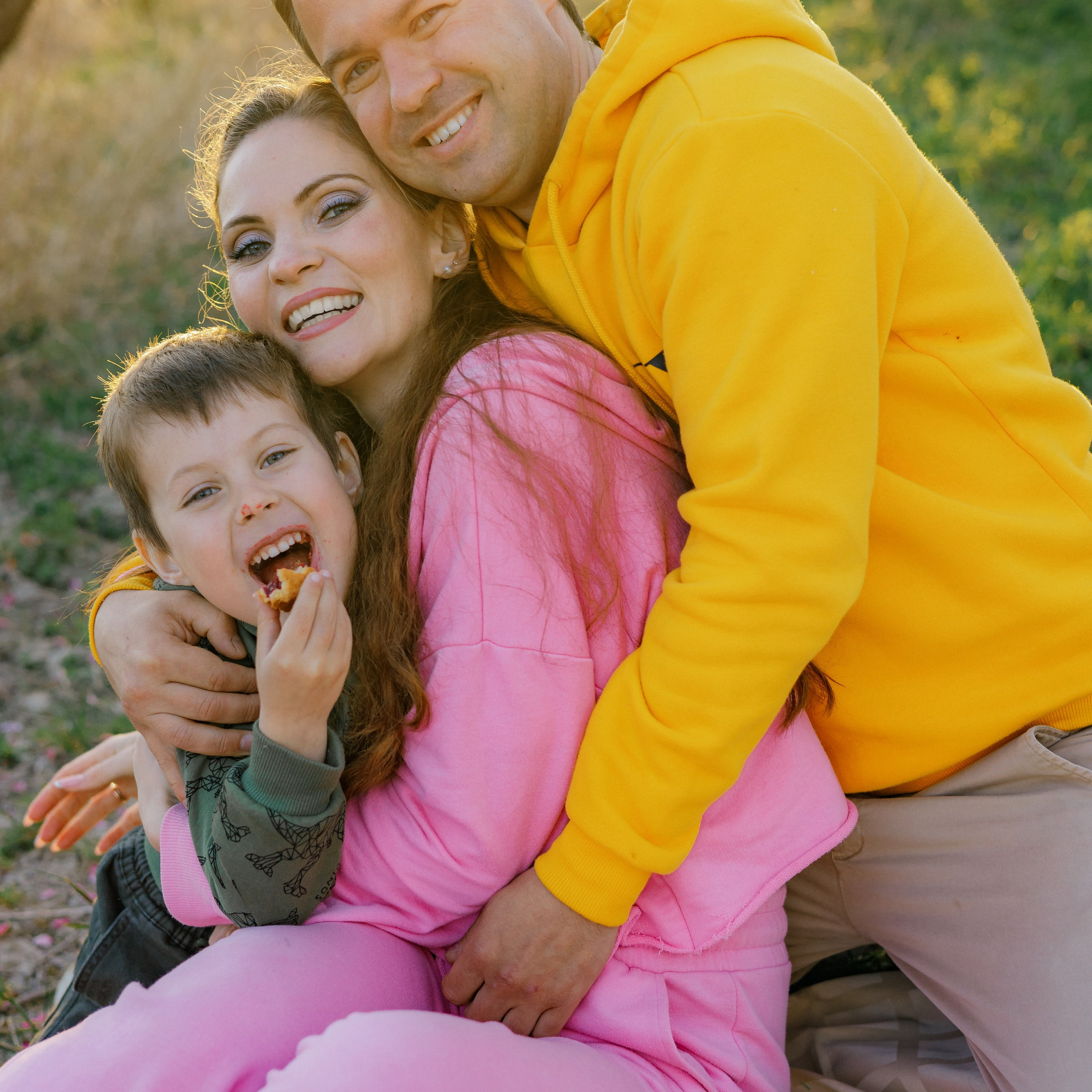 Закат в персиковом саду