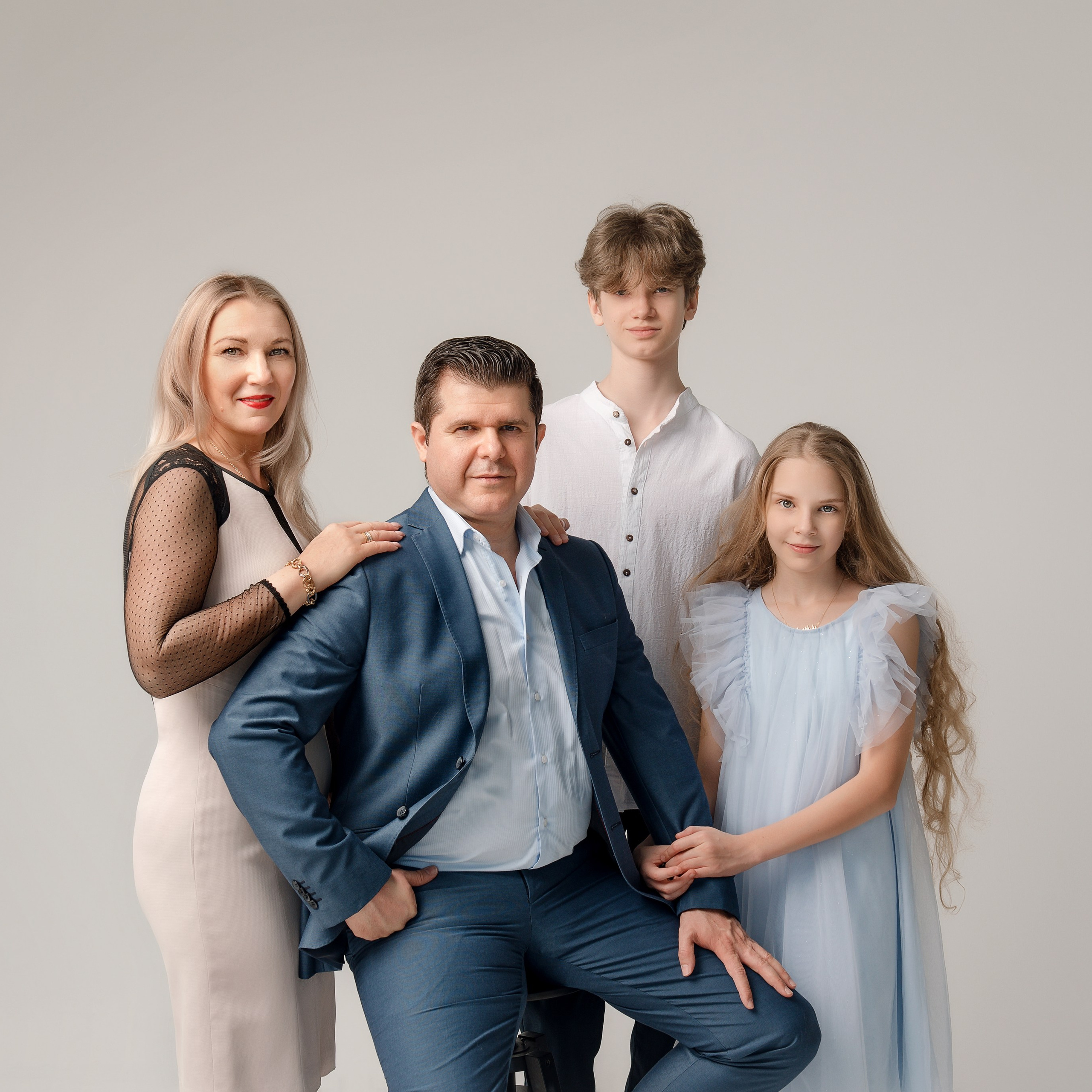 Семейная съемка в студии в Москве