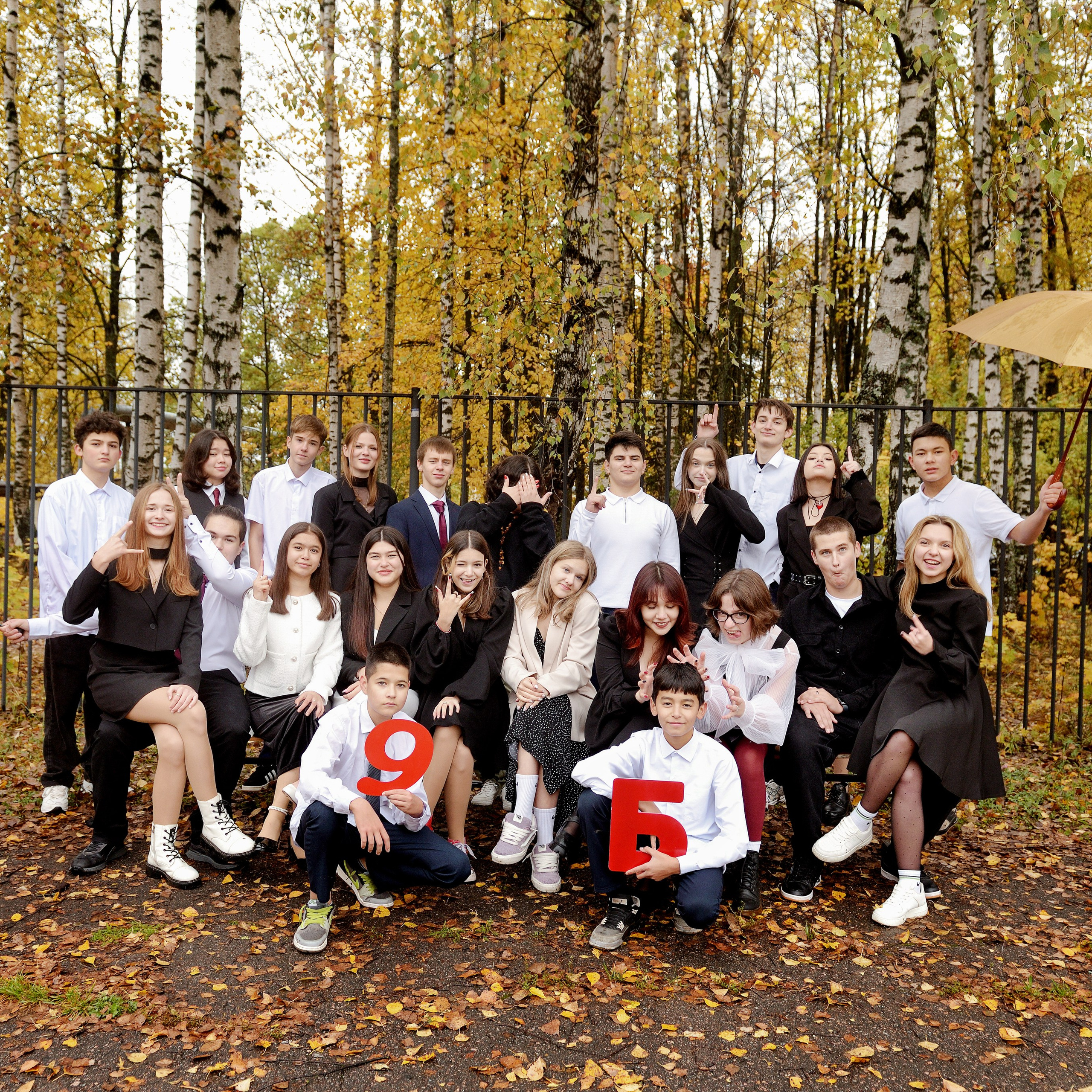 Съемка для 9 класса, выпускной альбом