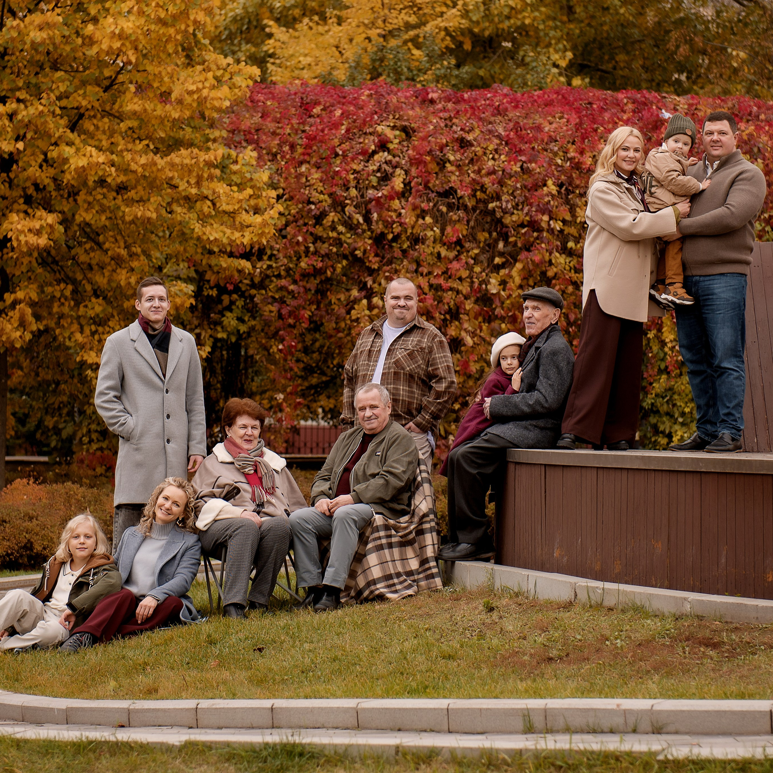 Бауманский сад семейная фотосессия