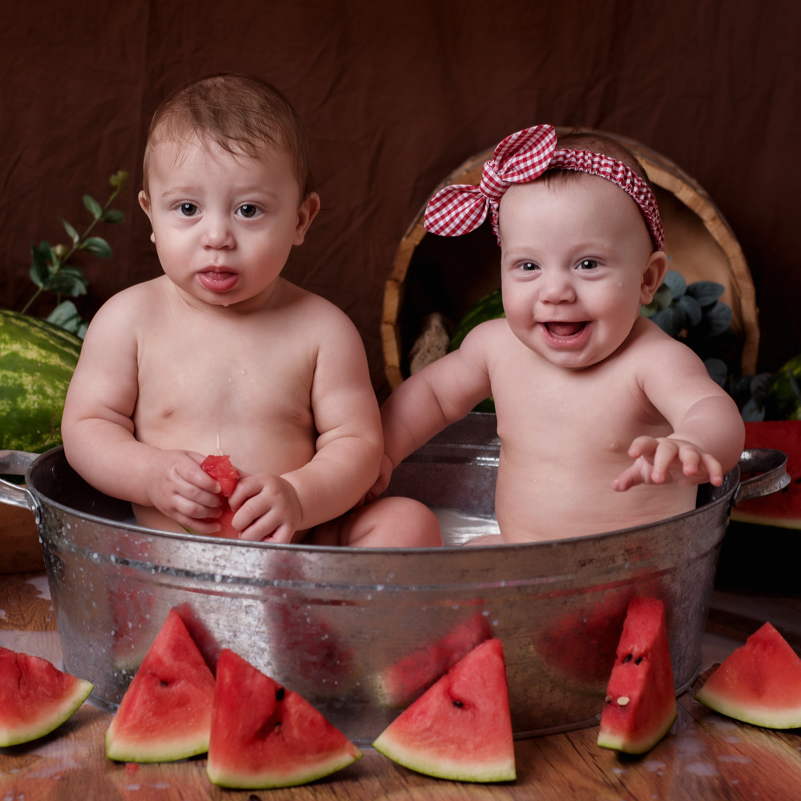 Давид и Мариам 7 мес