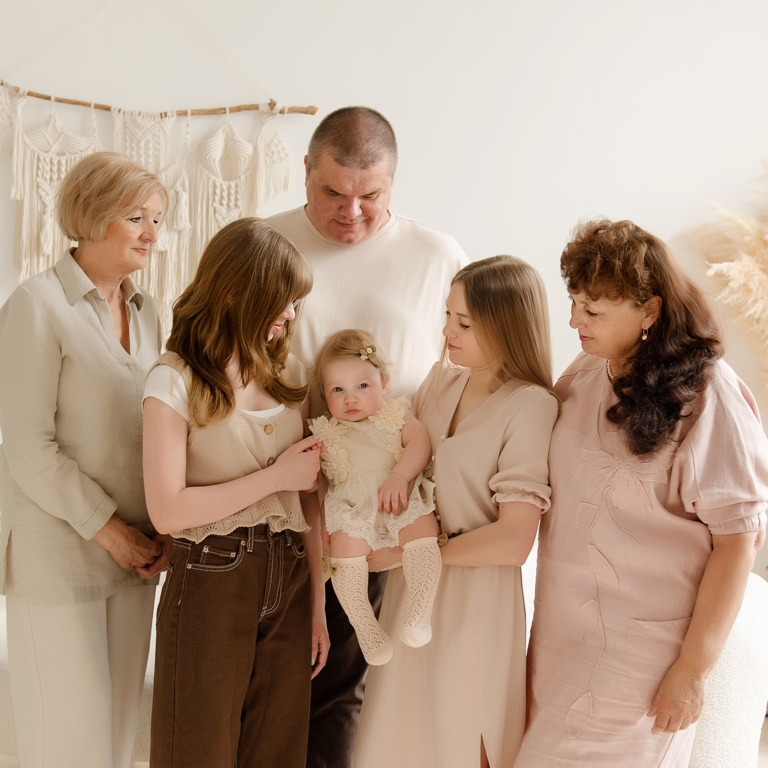 Семейная фотосессия 1 год в Москве