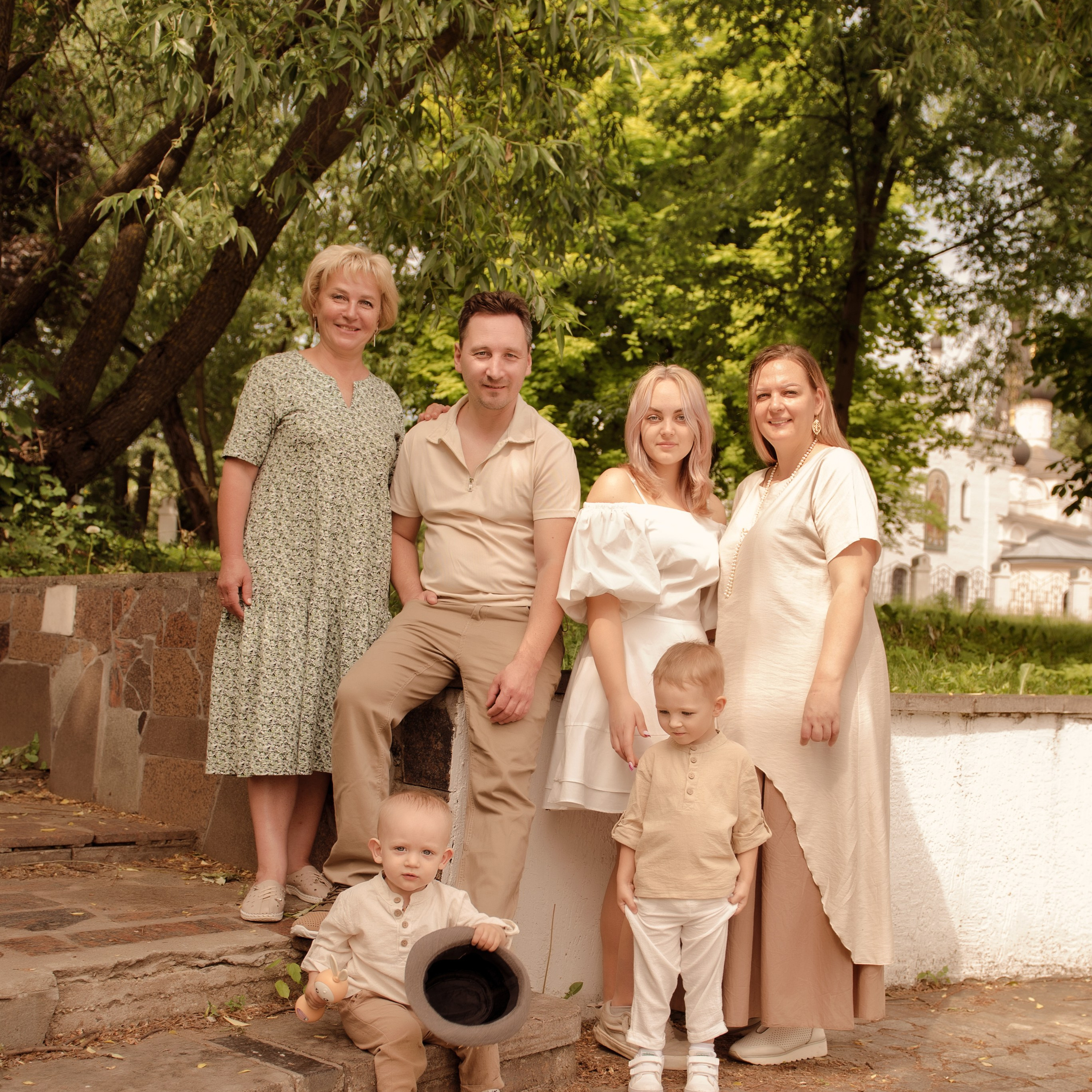 Семейная фото прогулка