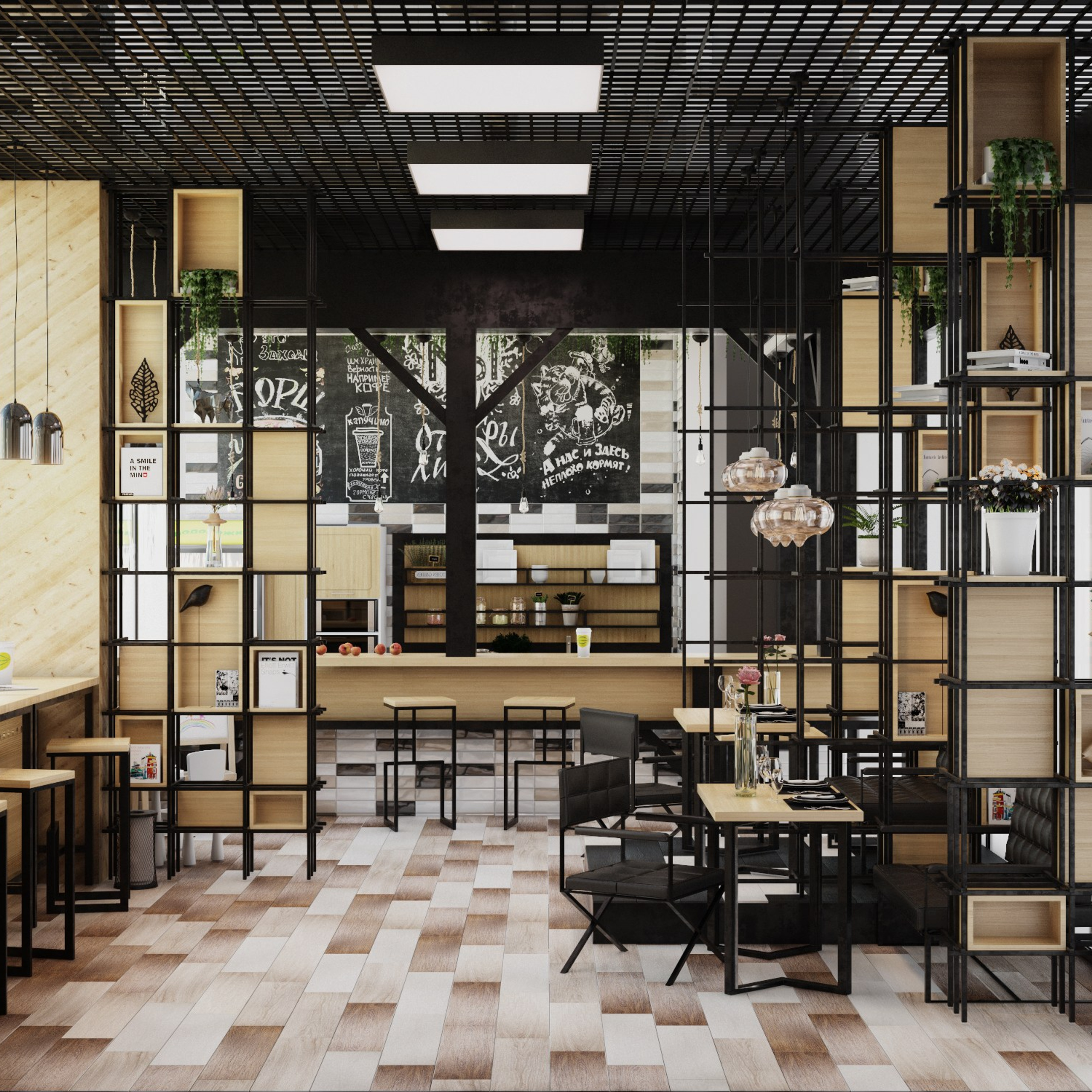 КАФЕ В СУПЕРМАРКЕТЕ (2018 гг) г Кемерово