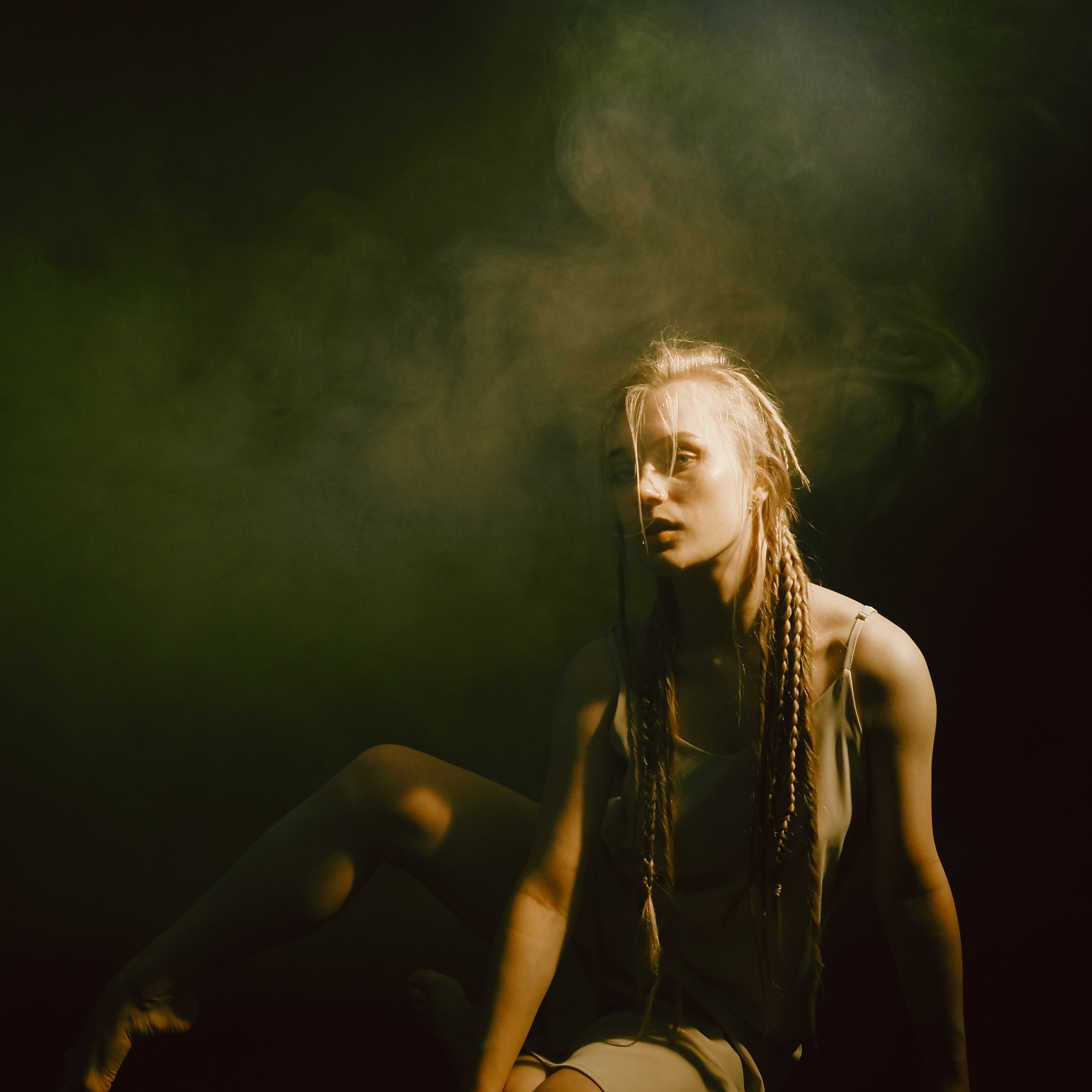 Студийный свет — дым