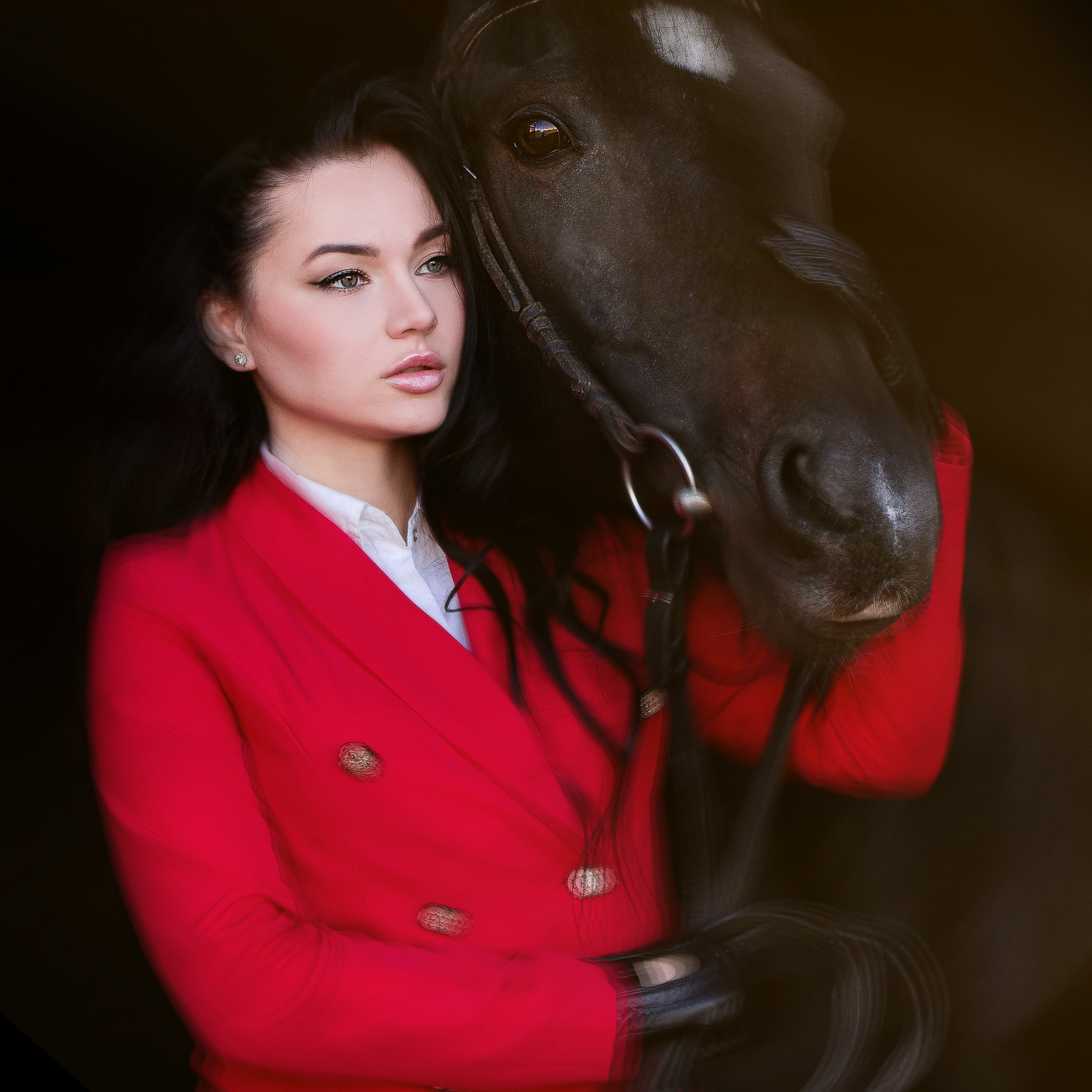 в конном стиле