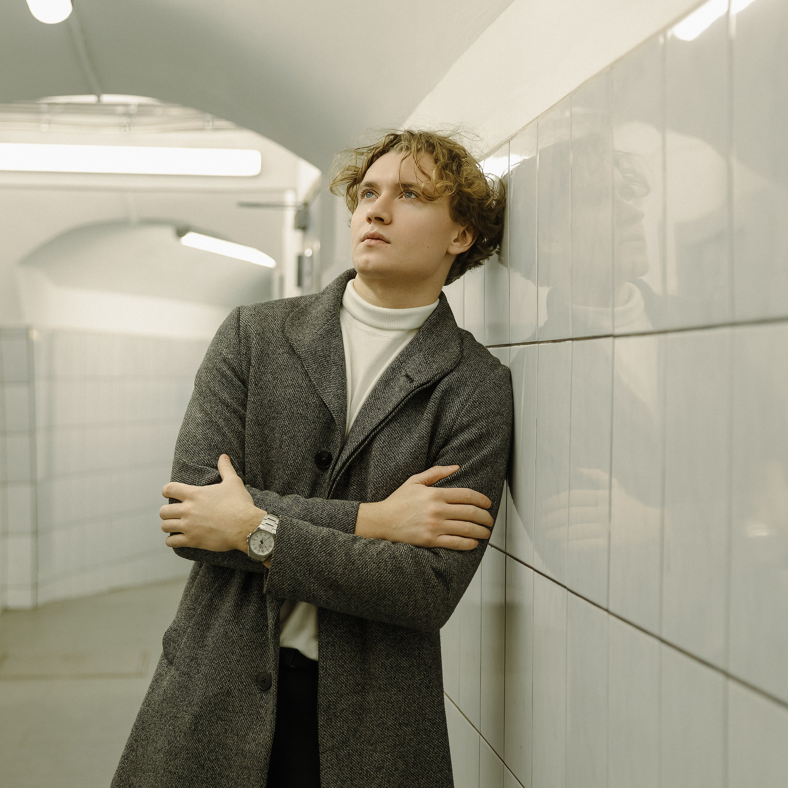 Вадим — фотосессия в метро