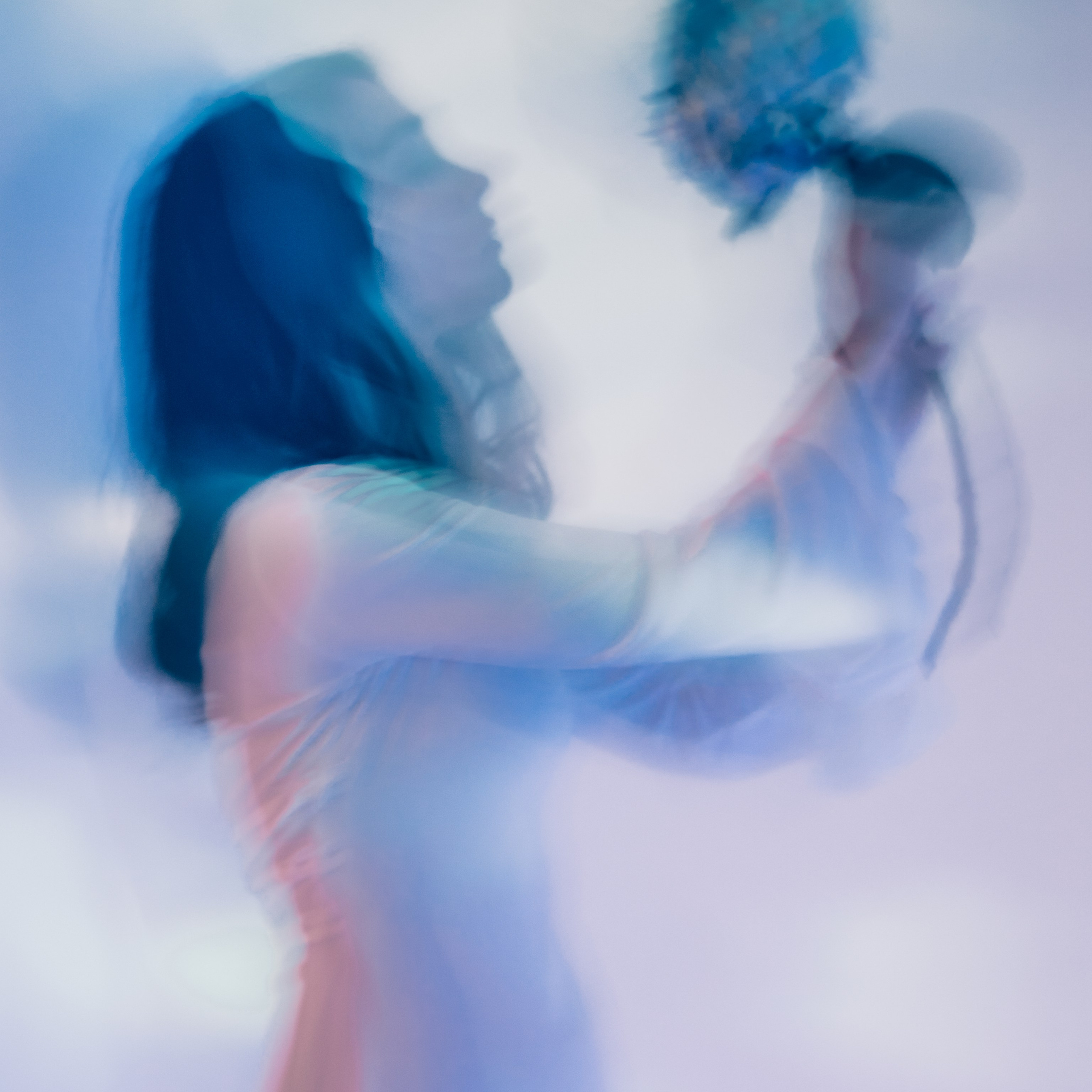 Портретная фотосессия с проектором в студии в Санкт-Петербурге