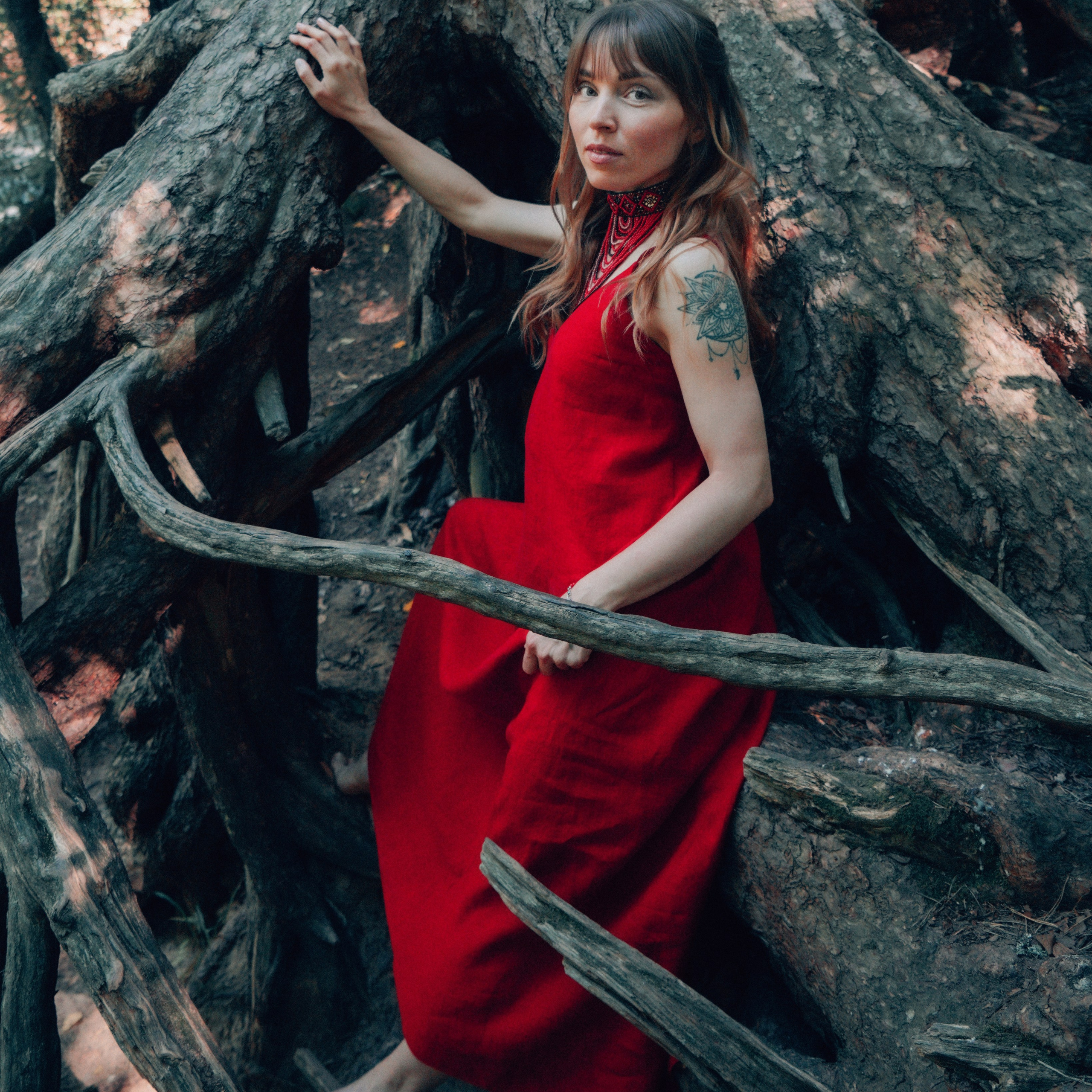 Фотосессия для Ольги и её новой коллекции платьев в Комарово