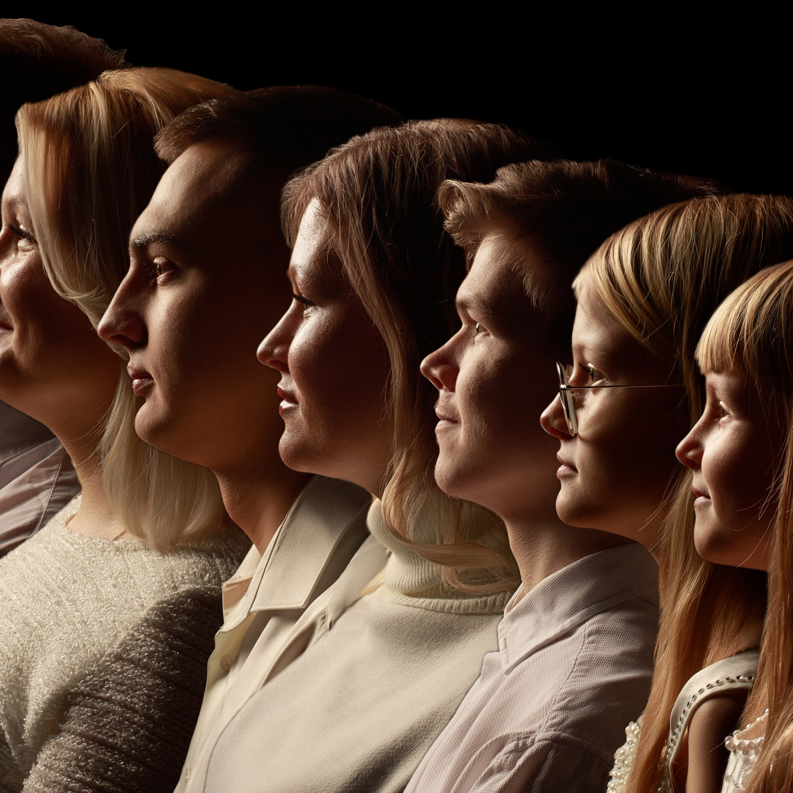 Милена с семьёй