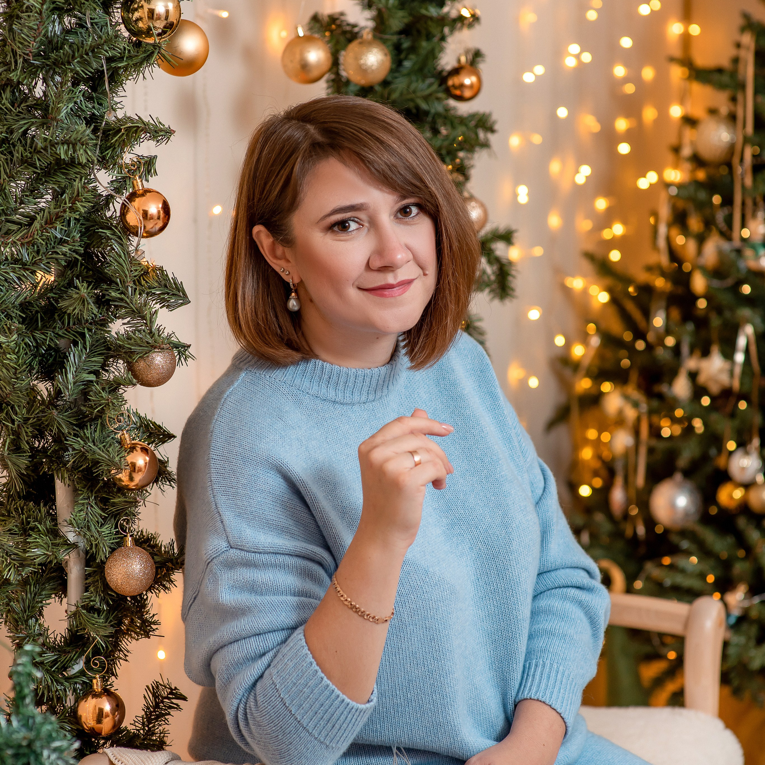 Олеся и её семья в НГ 2025