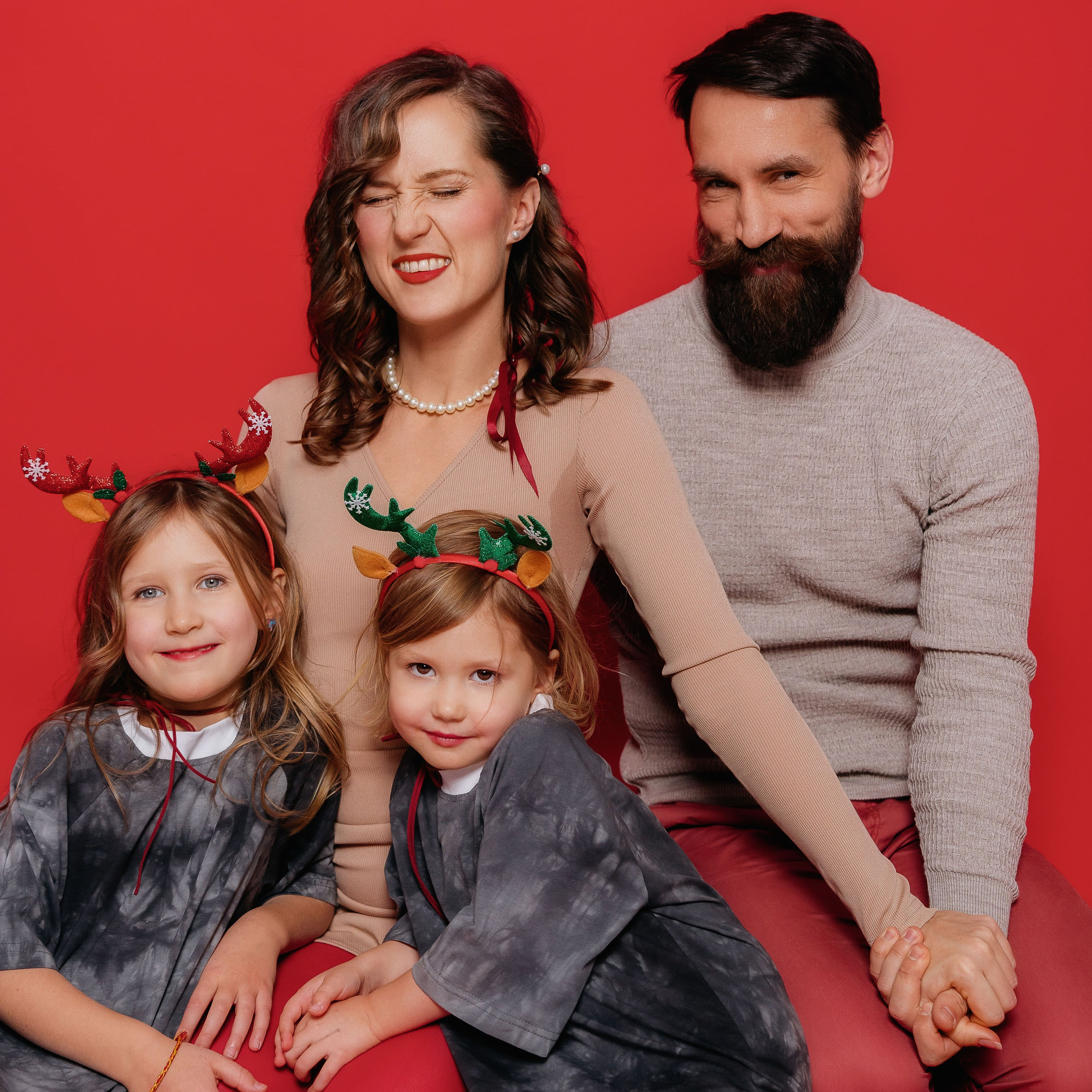 Саша, Андрей, Ника и Симона