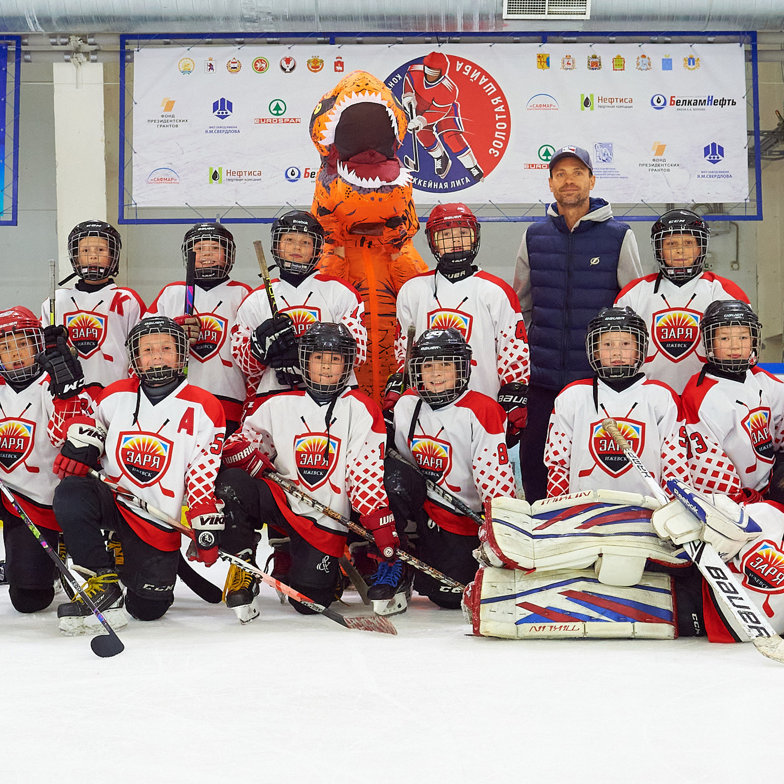 Хоккей. Фрагменты съемки для ХК Заря-2014