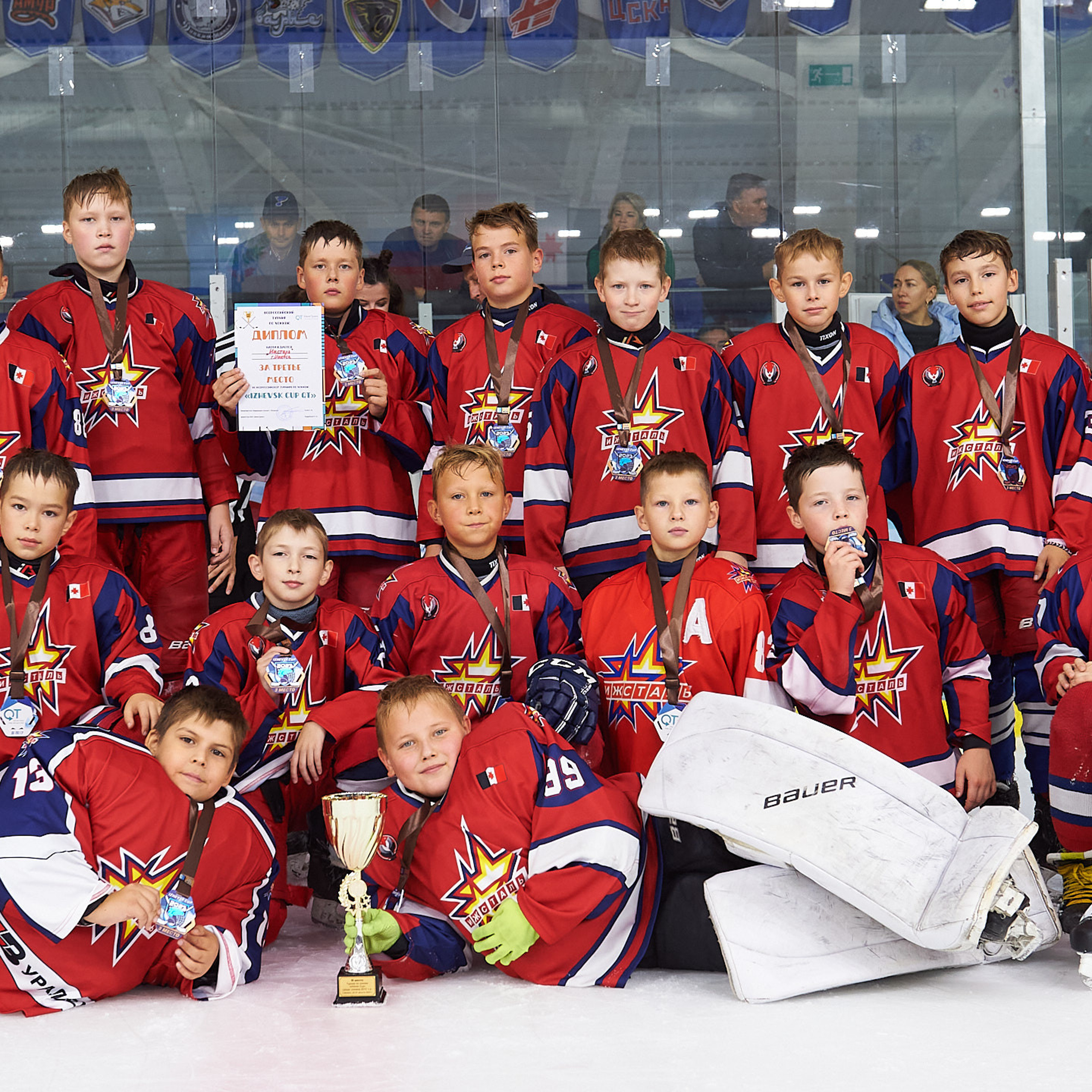 Хоккей. Фрагменты съемки для ХК Ижсталь-2013