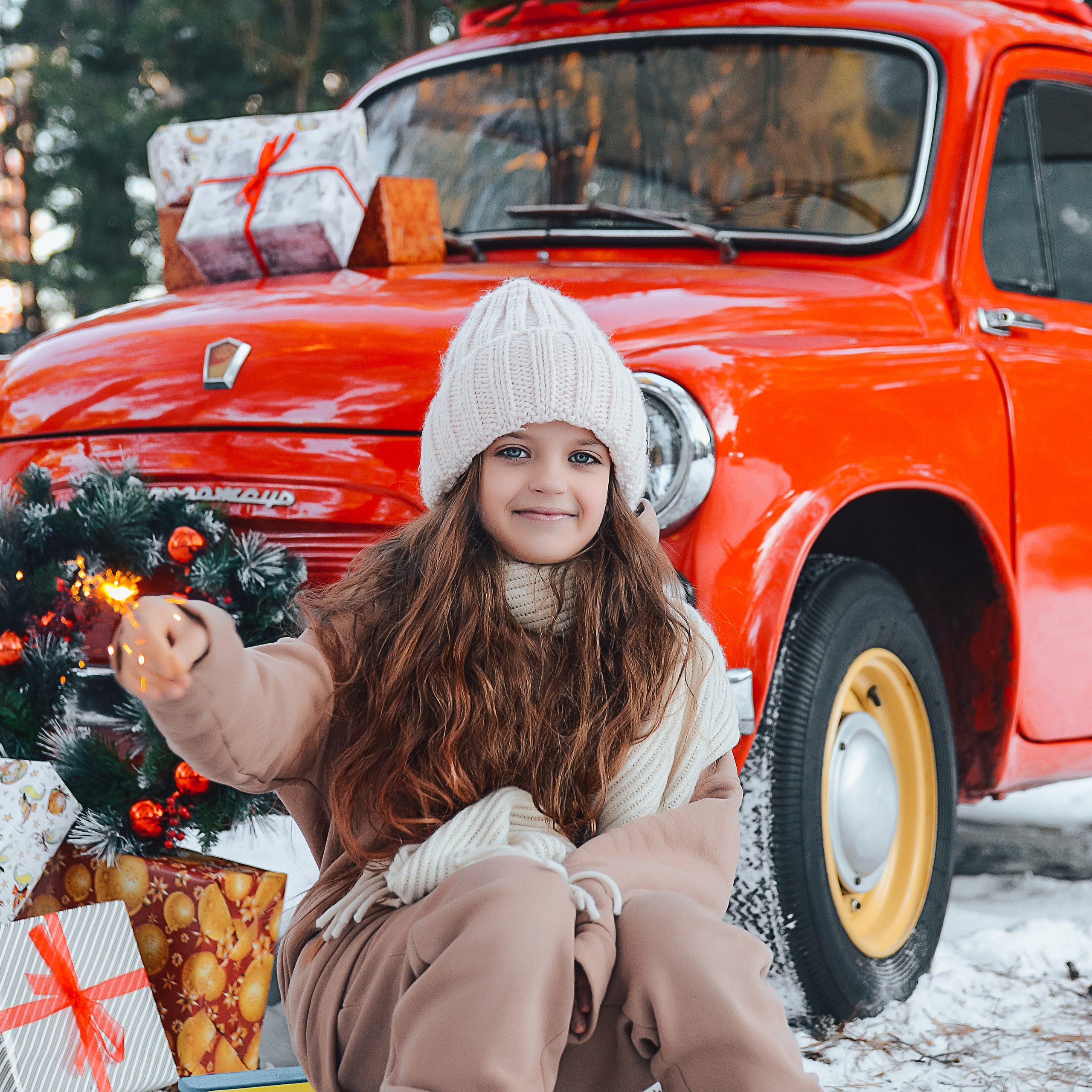 Зимний с машинкой