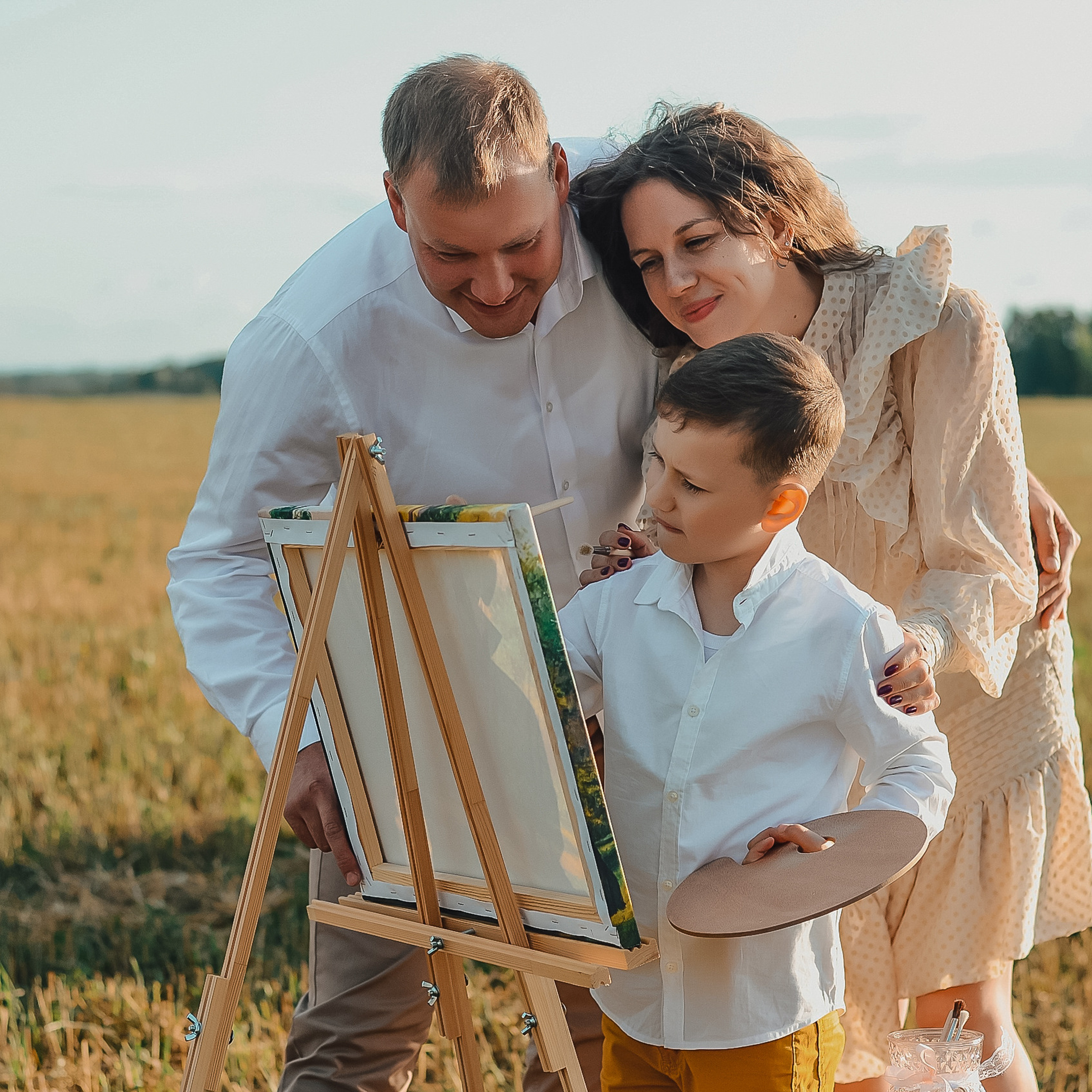 Фотопроект на сеновале